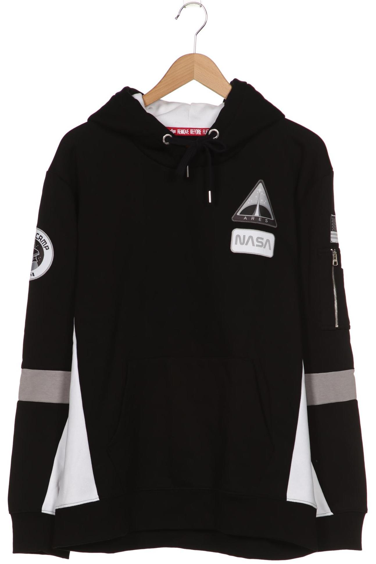 

Alpha industries Herren Kapuzenpullover, schwarz