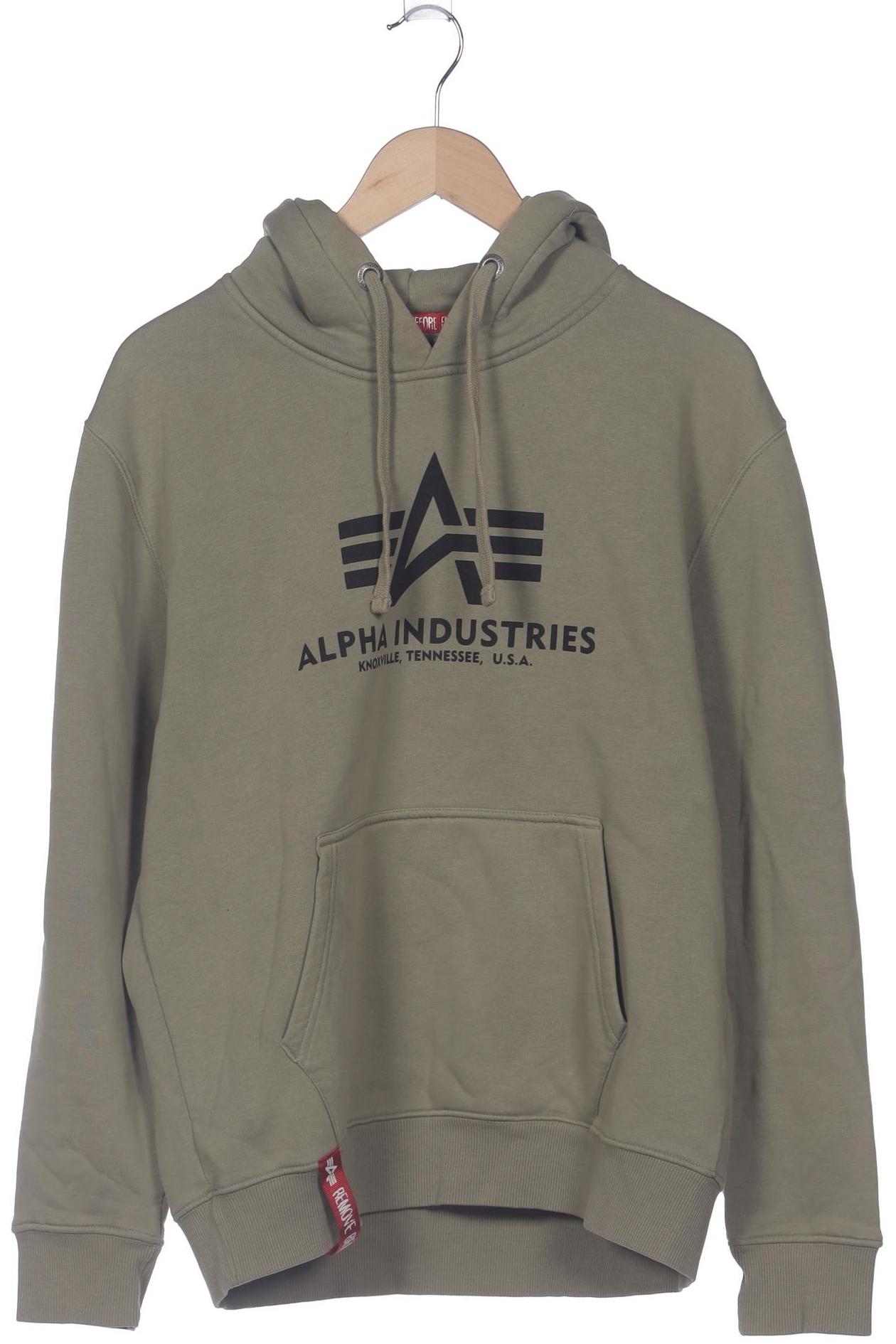 

Alpha industries Herren Kapuzenpullover, grün, Gr. 52