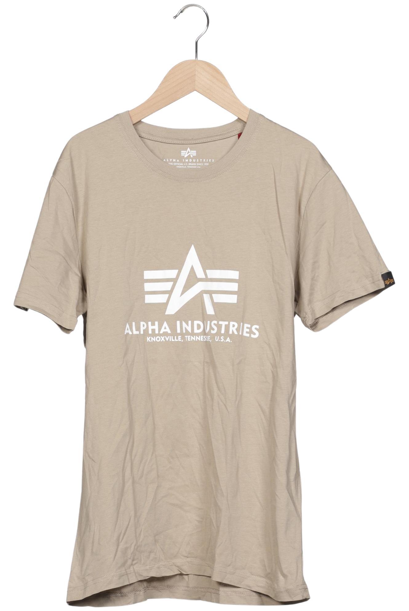 

Alpha industries Herren T-Shirt, beige, Gr. 48