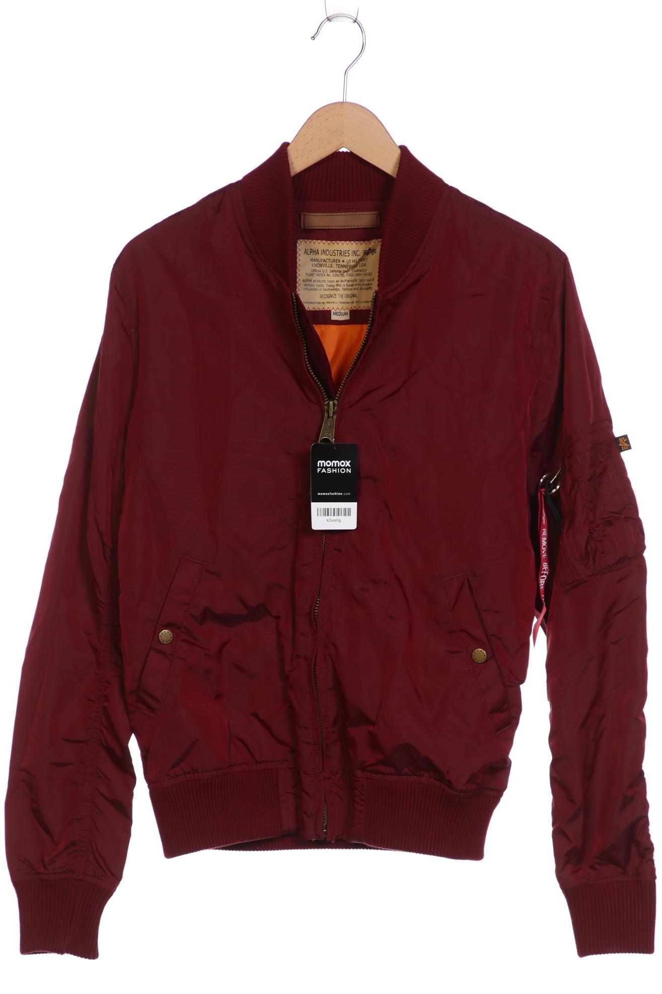 

Alpha industries Herren Jacke, bordeaux, Gr. 48