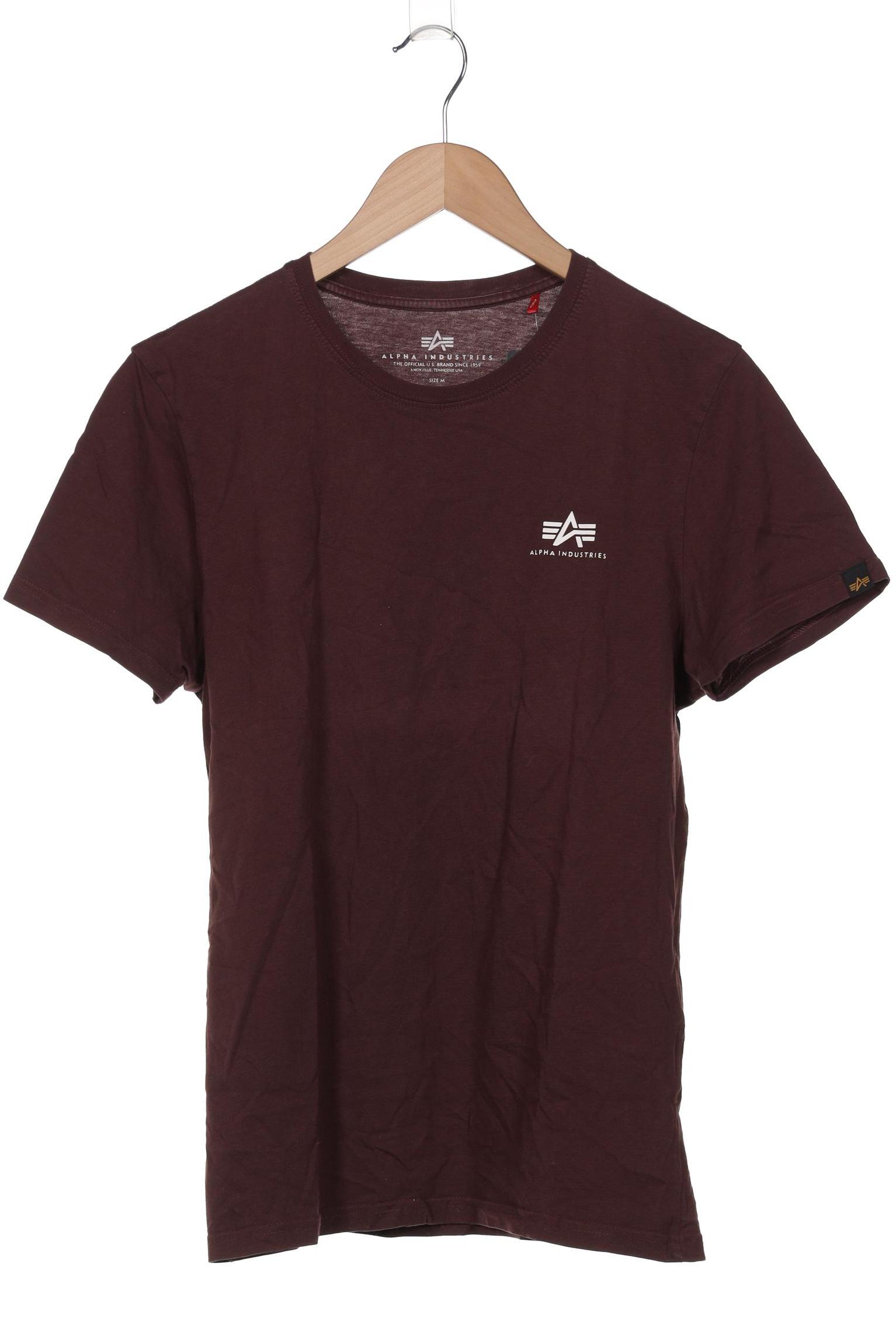 

Alpha industries Herren T-Shirt, bordeaux, Gr. 48