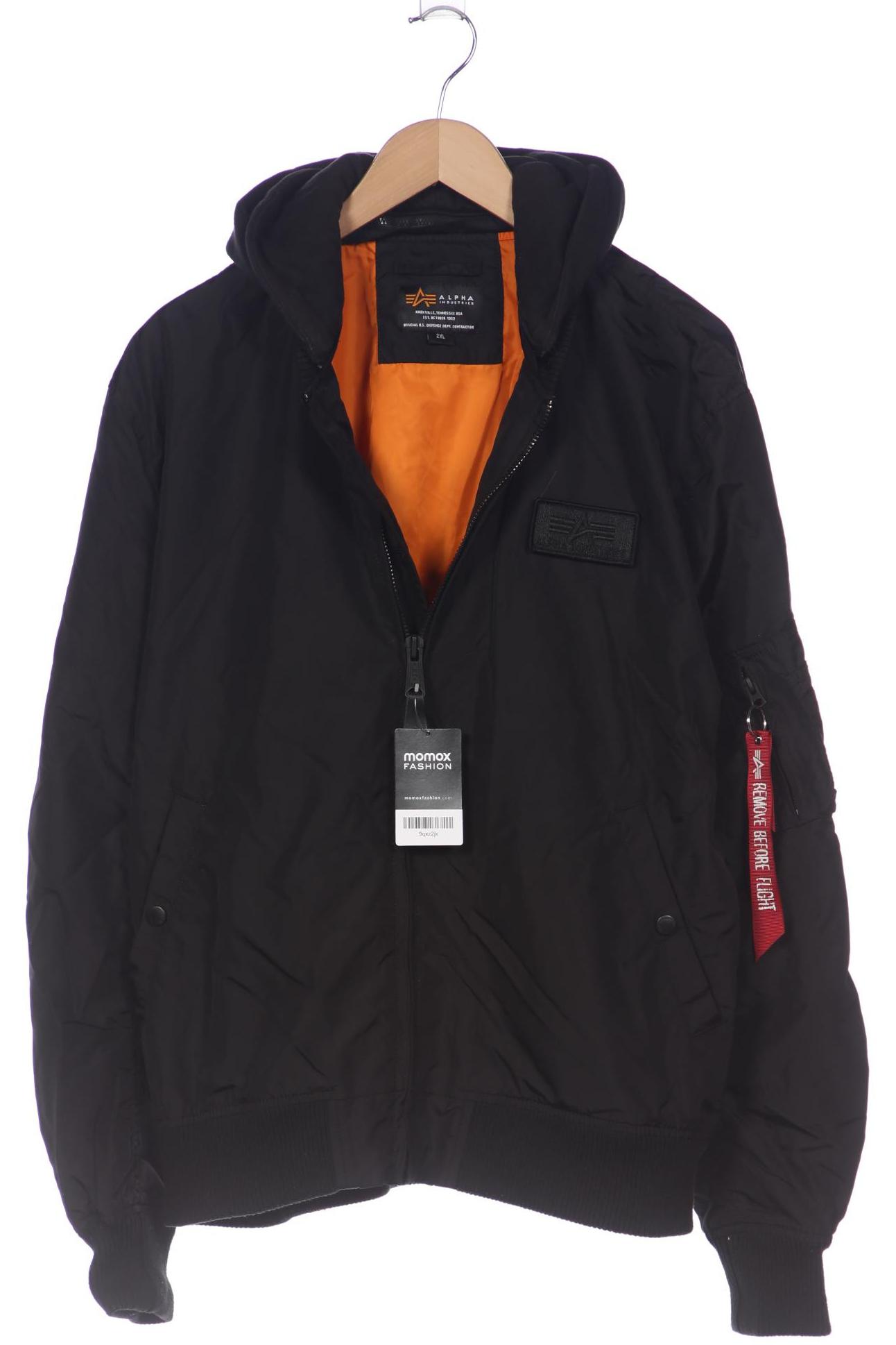 

Alpha industries Herren Jacke, schwarz, Gr. 56