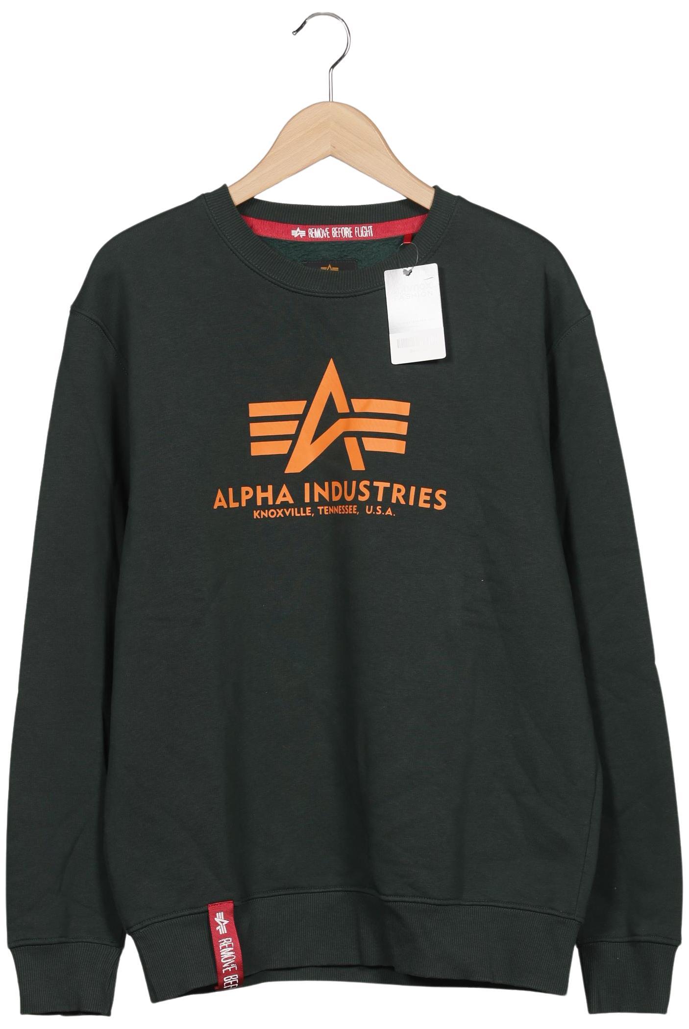

Alpha industries Herren Sweatshirt, grün, Gr. 52