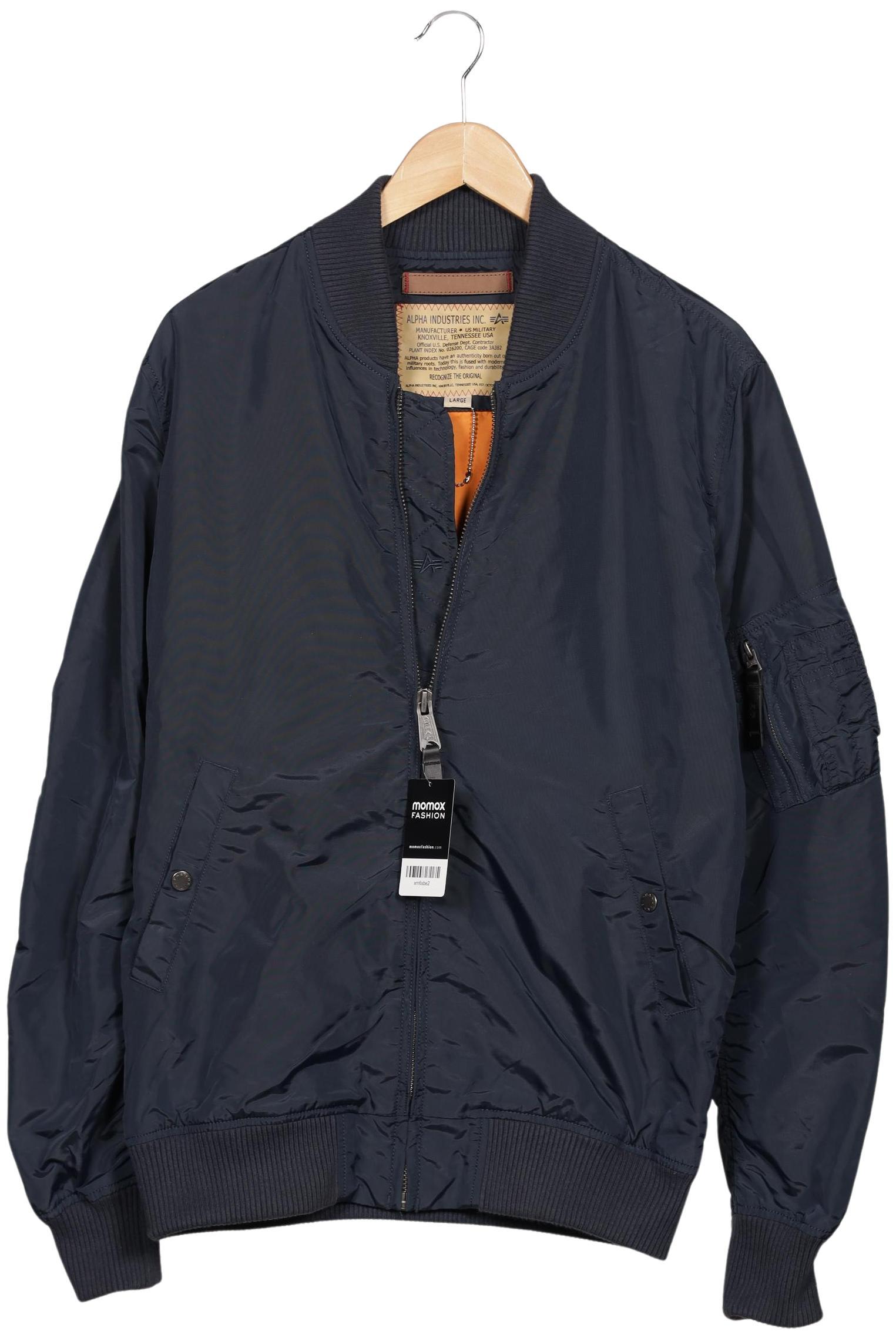 

Alpha industries Herren Jacke, marineblau, Gr. 52