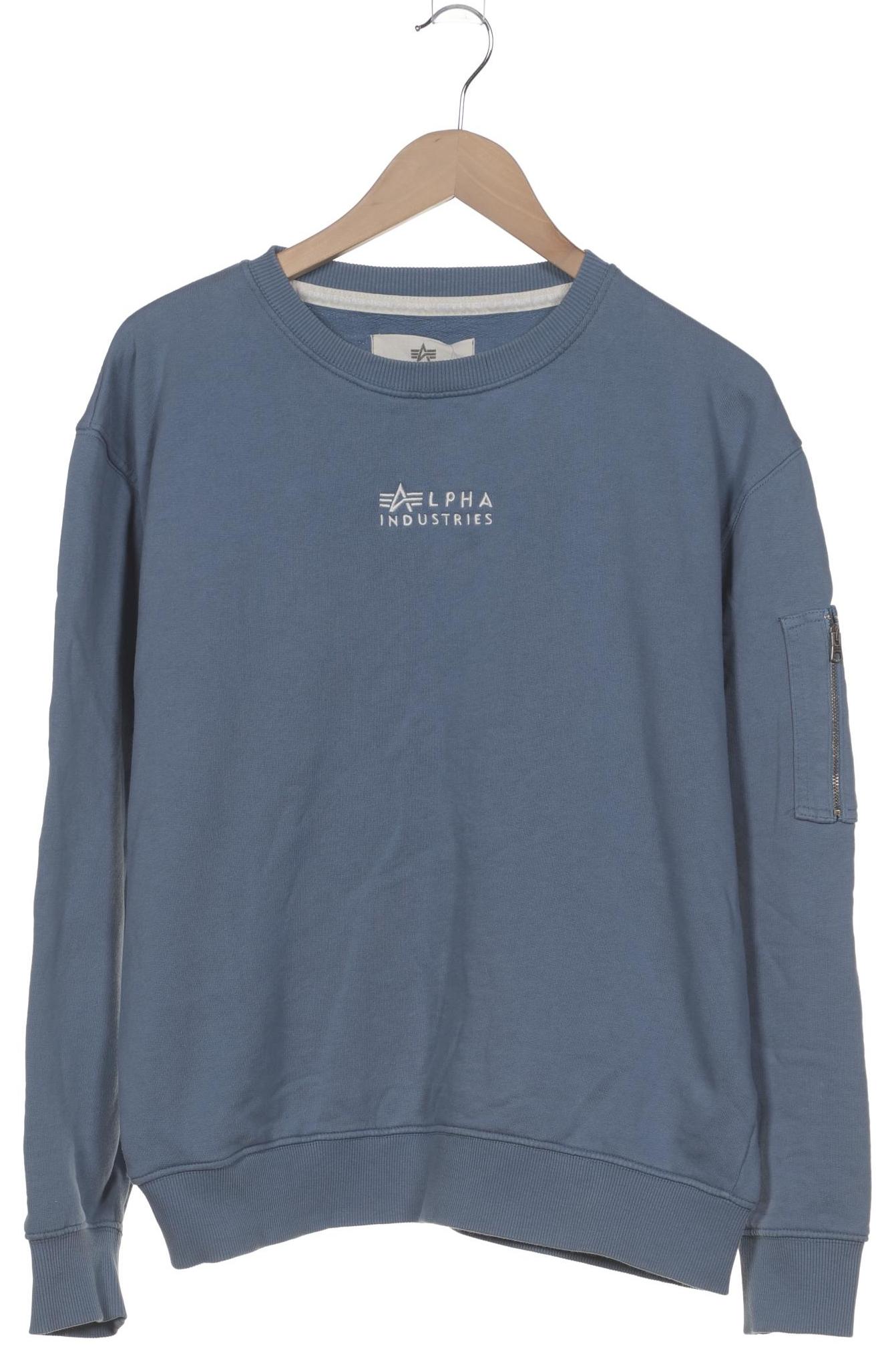 

Alpha industries Herren Sweatshirt, blau, Gr. 52