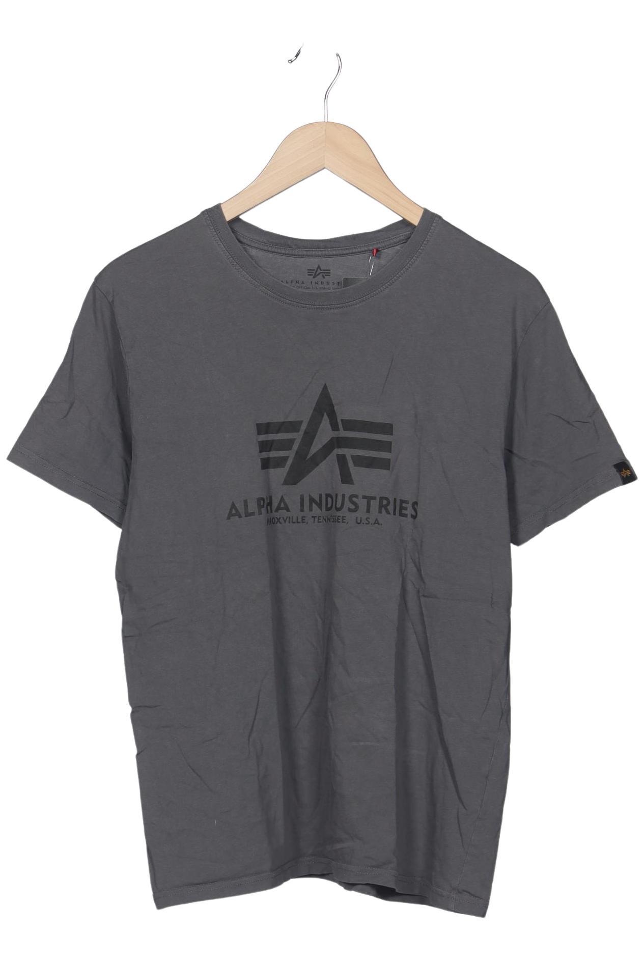 

Alpha industries Herren T-Shirt, grau, Gr. 52