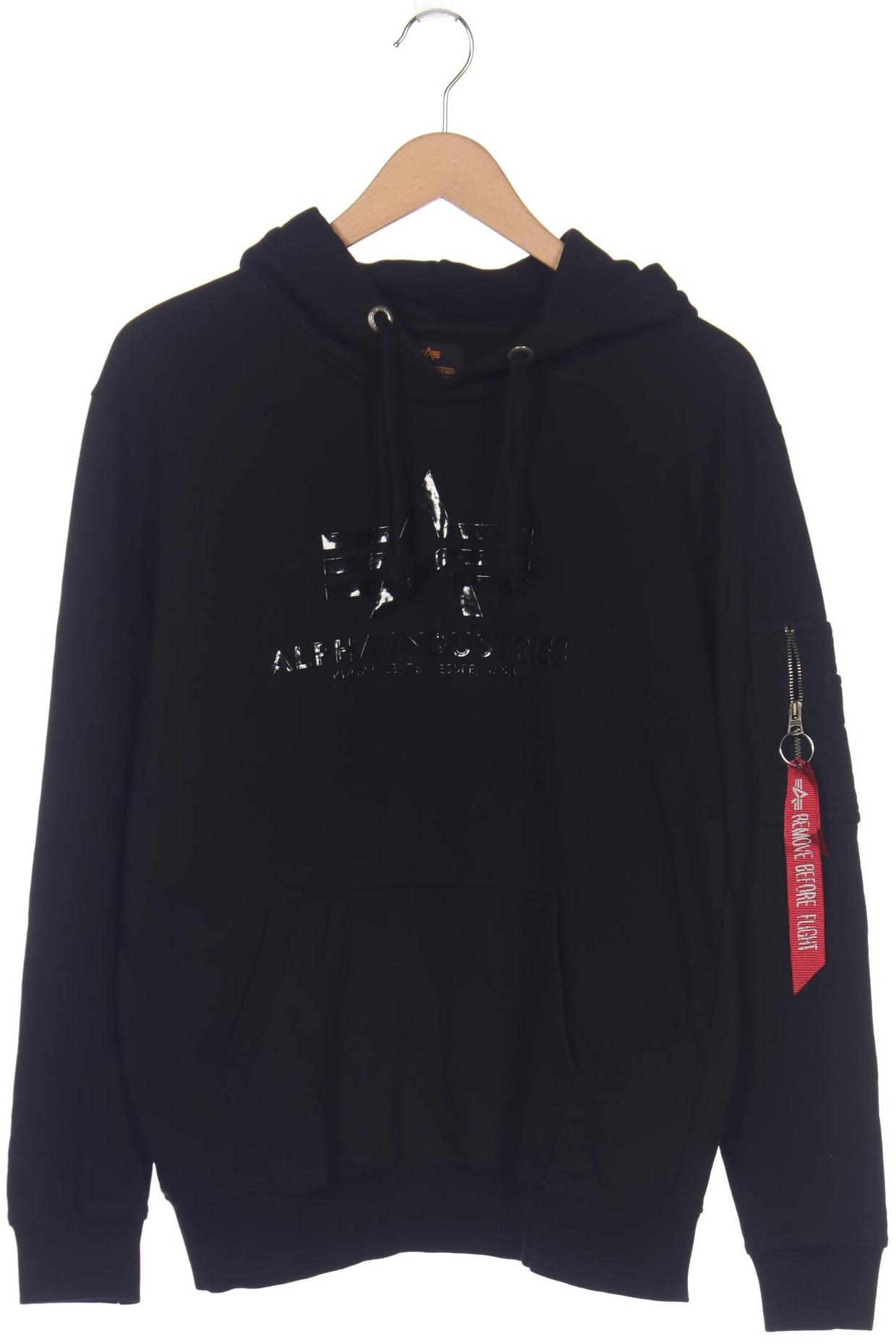 

Alpha industries Herren Kapuzenpullover, schwarz, Gr. 52