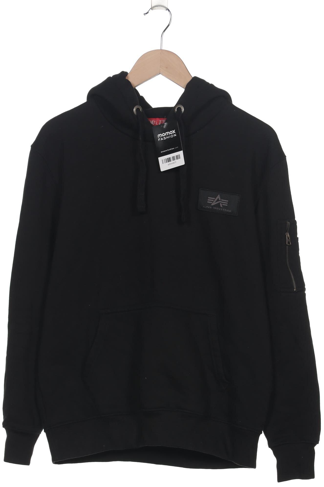 

Alpha industries Herren Kapuzenpullover, schwarz, Gr. 48