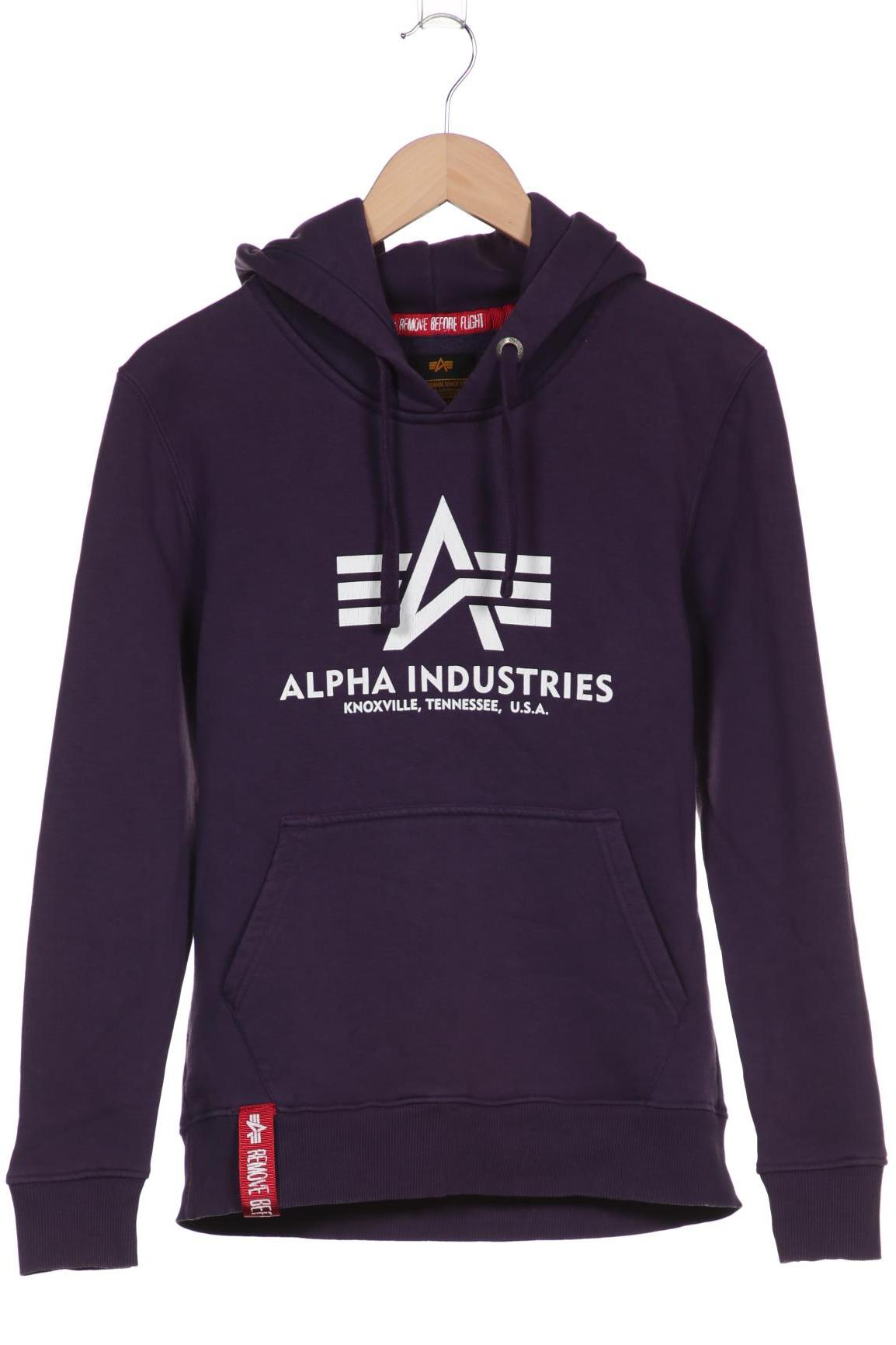 

Alpha industries Herren Kapuzenpullover, flieder