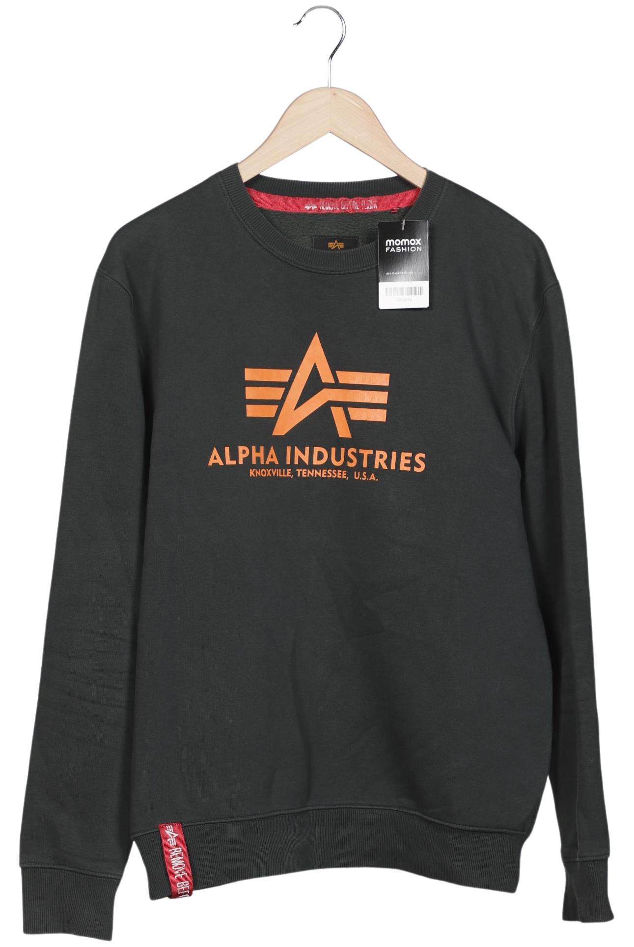 Thumbnail - Alpha industries Herren Sweatshirt, schwarz, Gr. 52