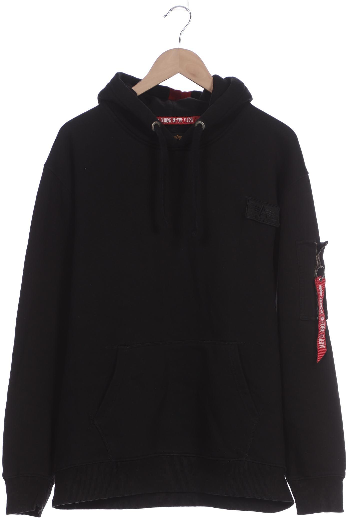 

Alpha industries Herren Kapuzenpullover, schwarz, Gr. 56