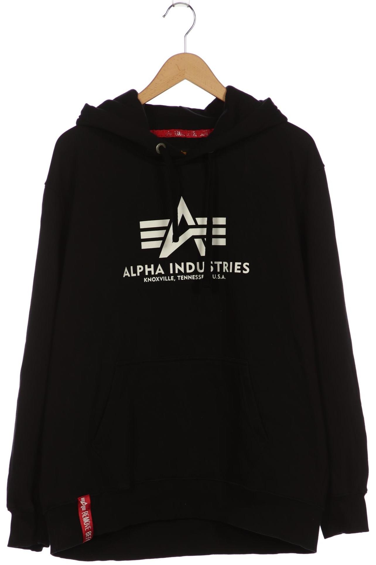

Alpha industries Herren Kapuzenpullover, schwarz, Gr. 56
