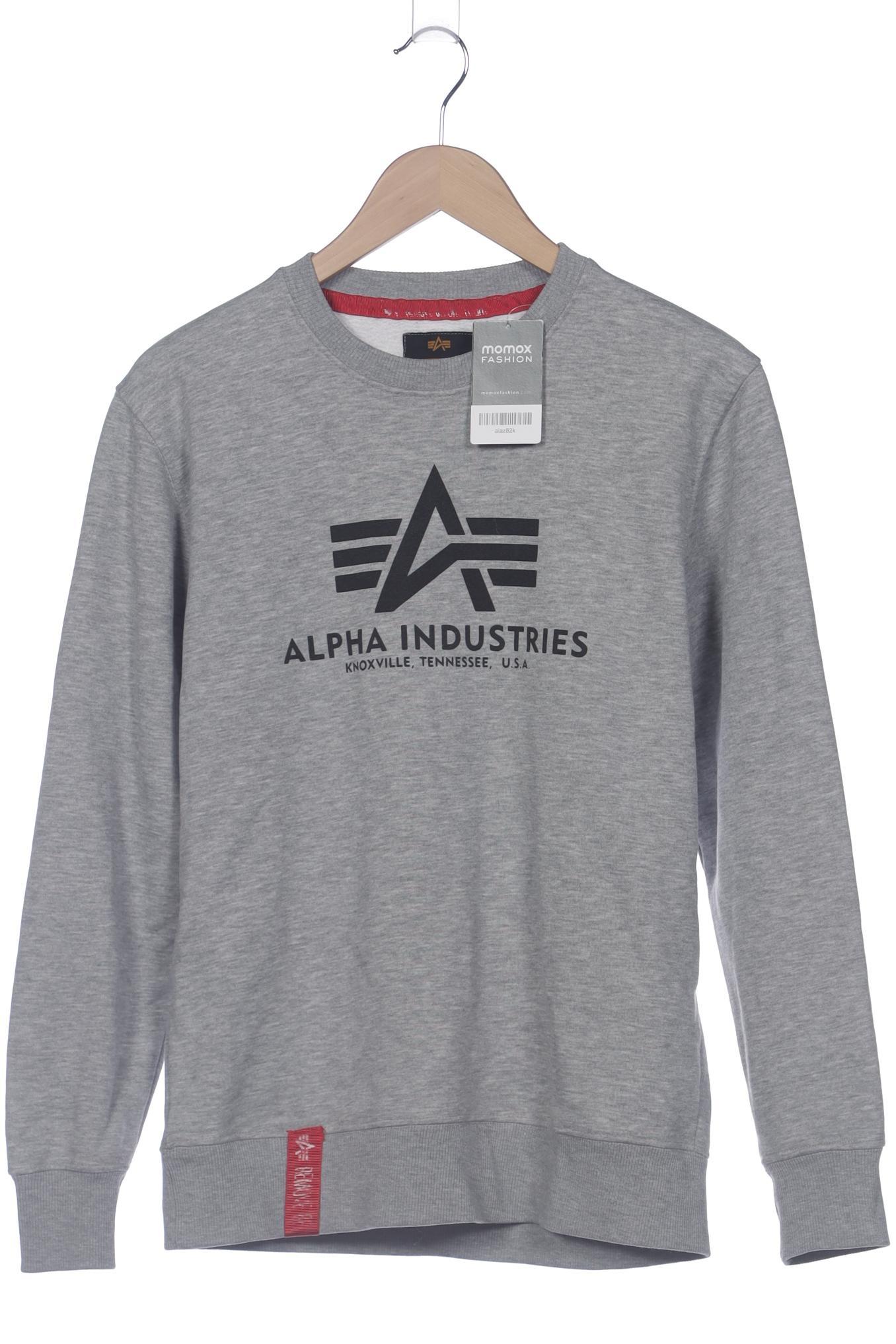 

Alpha industries Herren Sweatshirt, grau, Gr. 46
