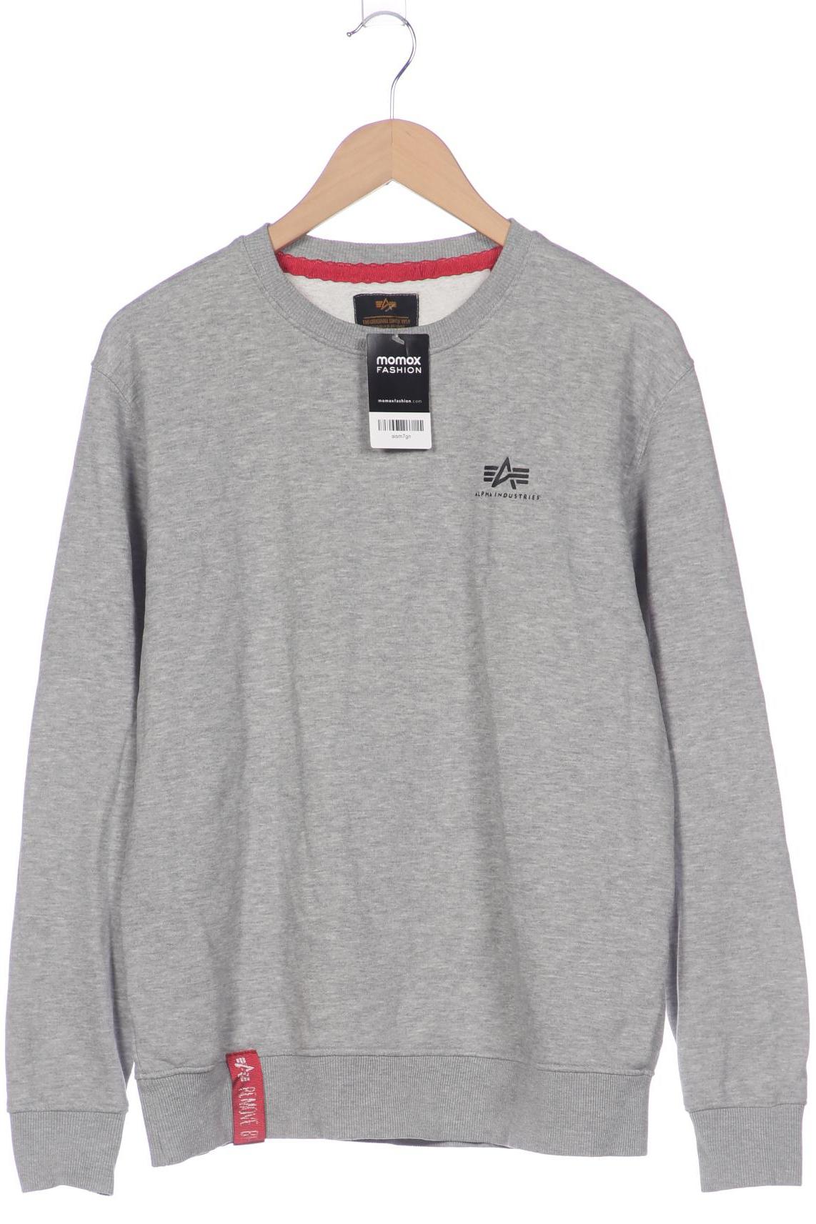 

Alpha industries Herren Sweatshirt, grau, Gr. 52