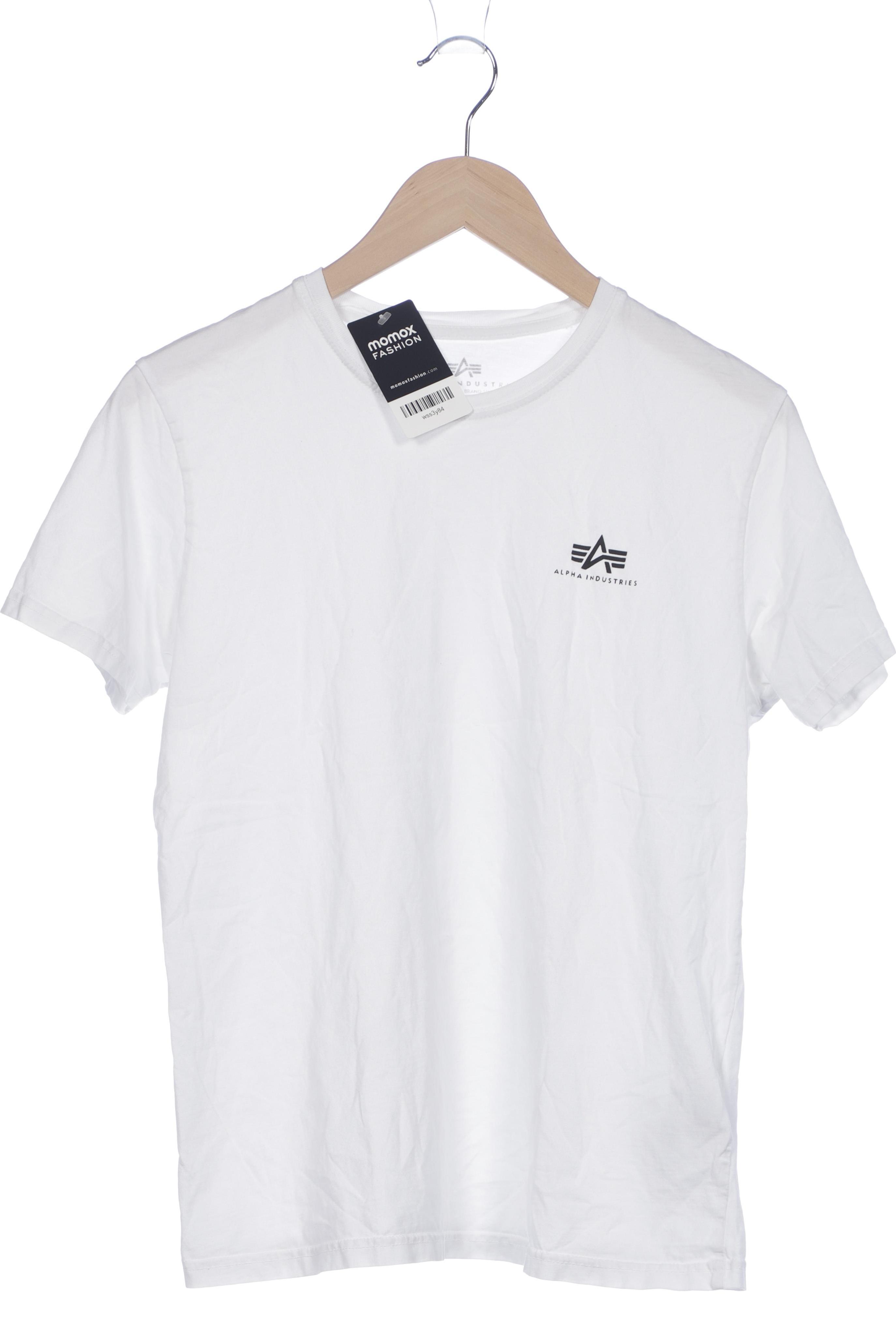 

Alpha industries Herren T-Shirt, weiß, Gr. 48