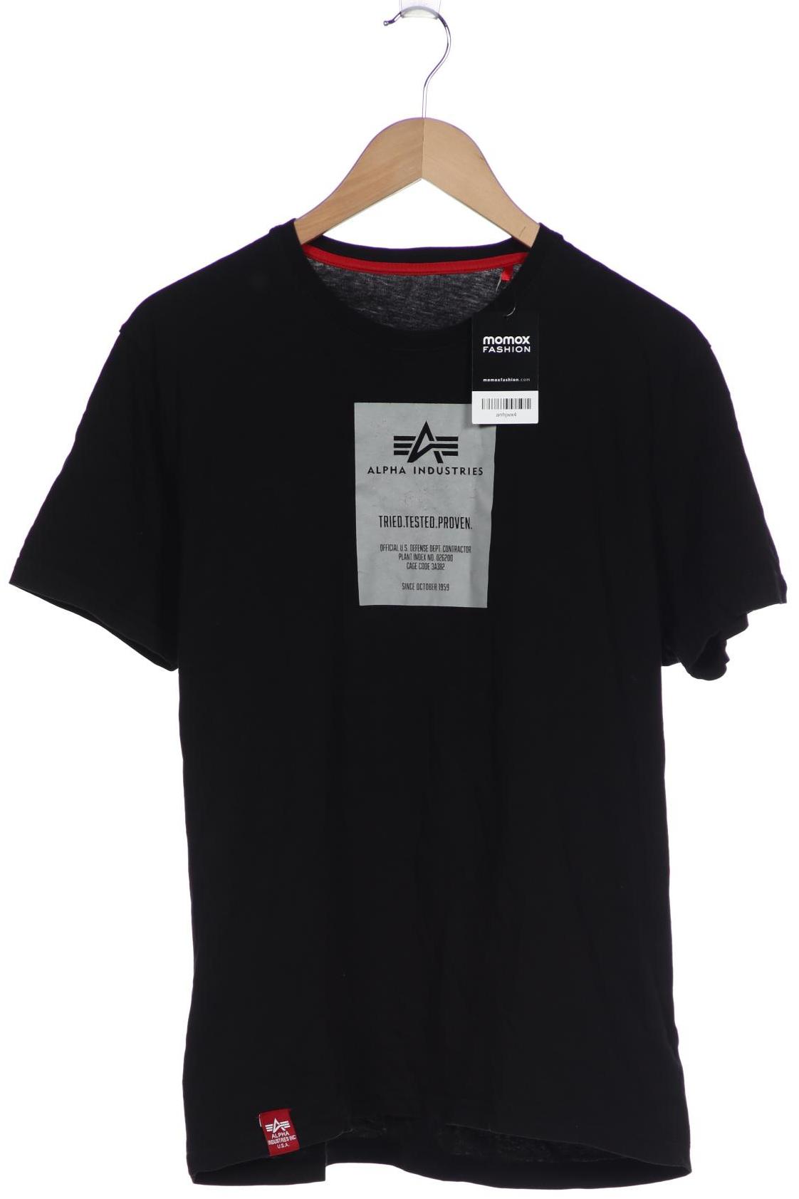 

Alpha industries Herren T-Shirt, schwarz