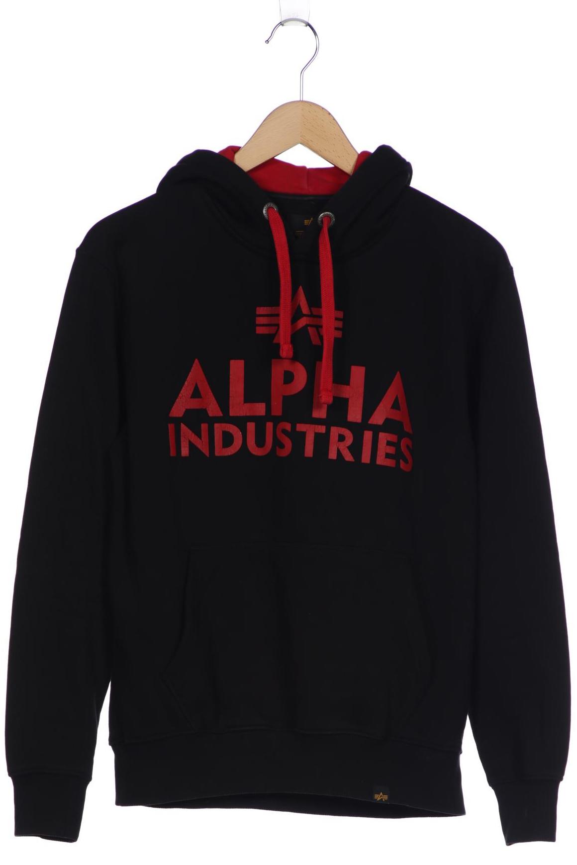 

Alpha industries Herren Kapuzenpullover, schwarz, Gr. 46