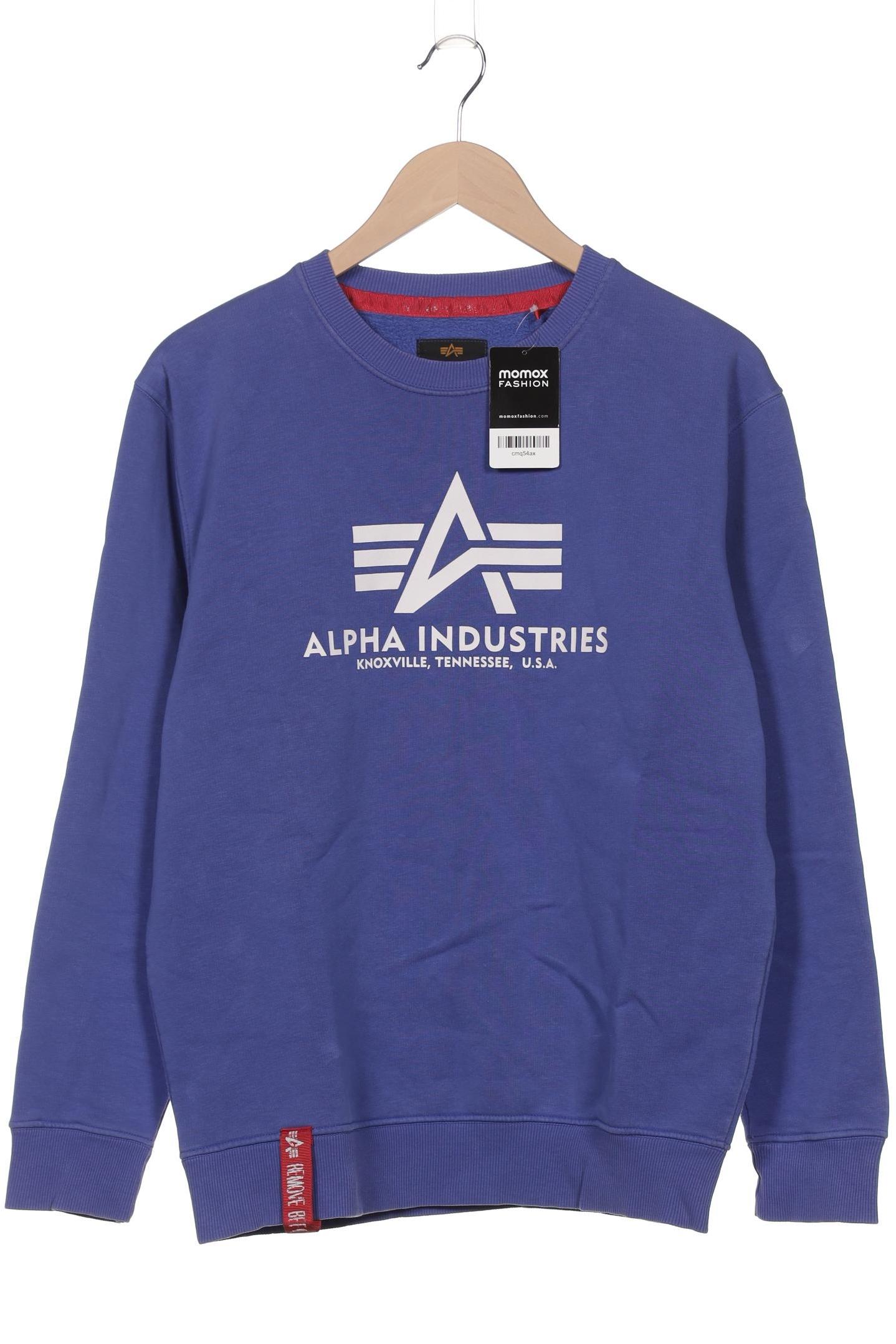 

Alpha industries Herren Sweatshirt, blau, Gr. 48