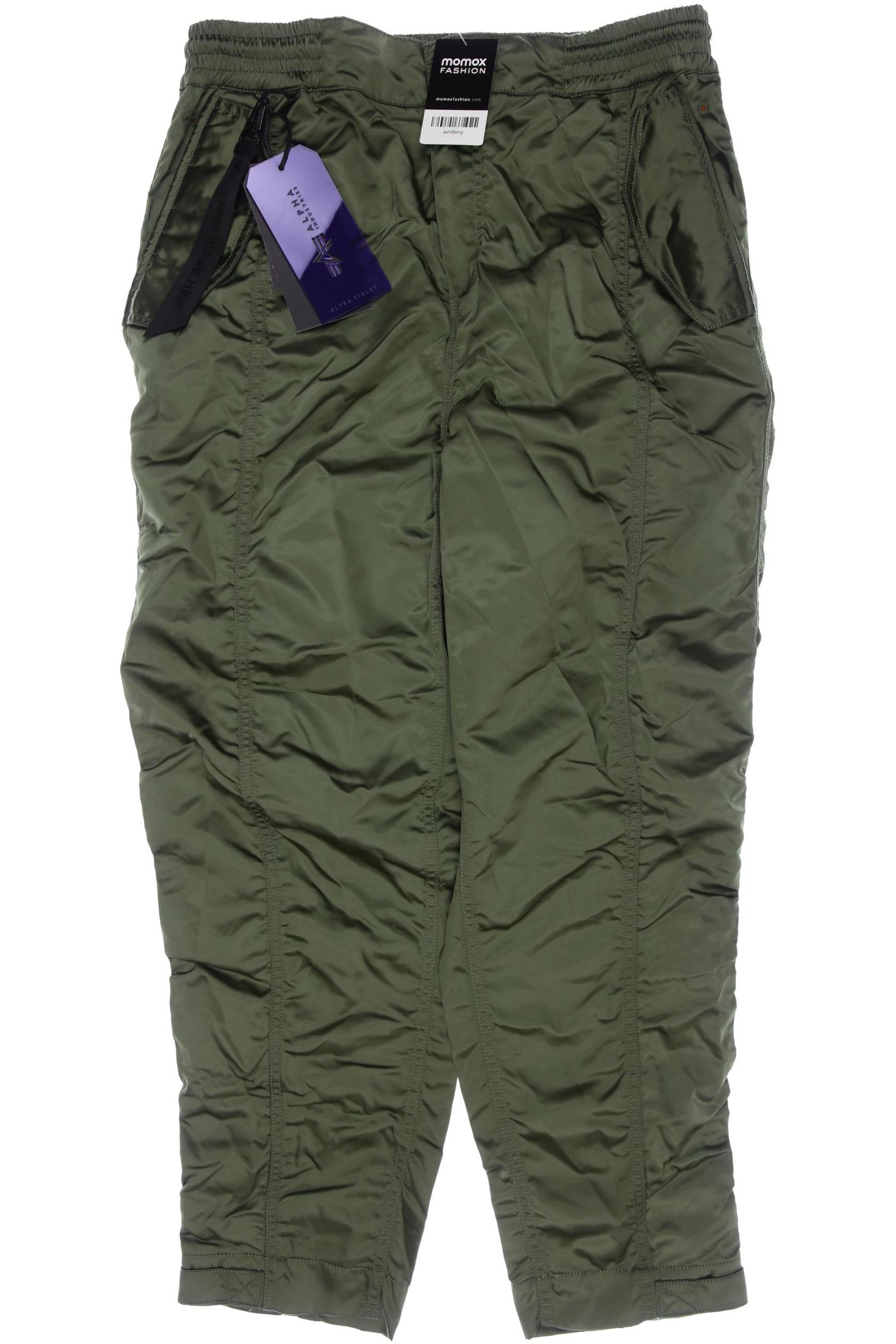 

Alpha industries Herren Stoffhose, grün, Gr. 0