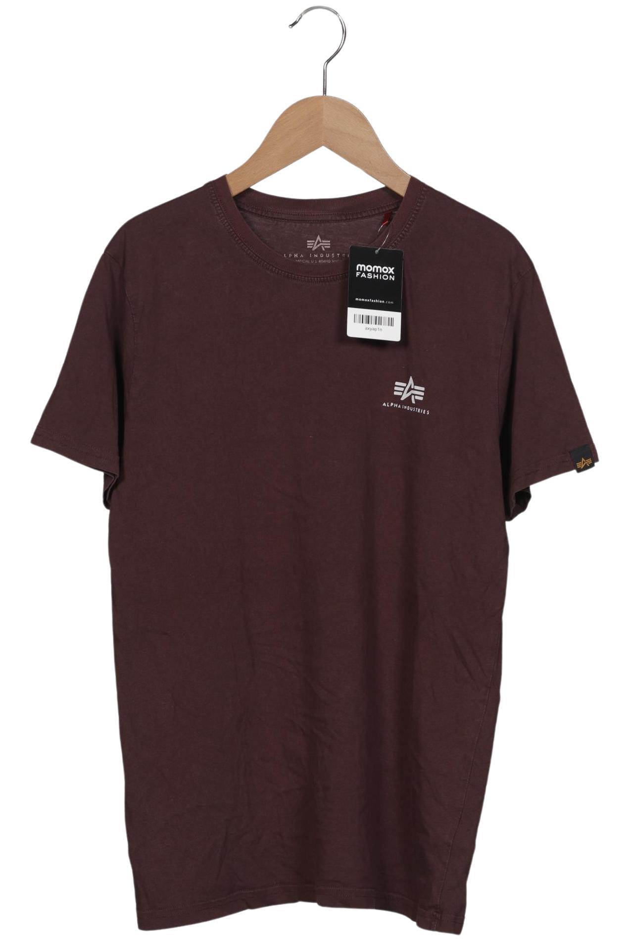 Thumbnail - Alpha industries Herren T-Shirt, bordeaux, Gr. 48
