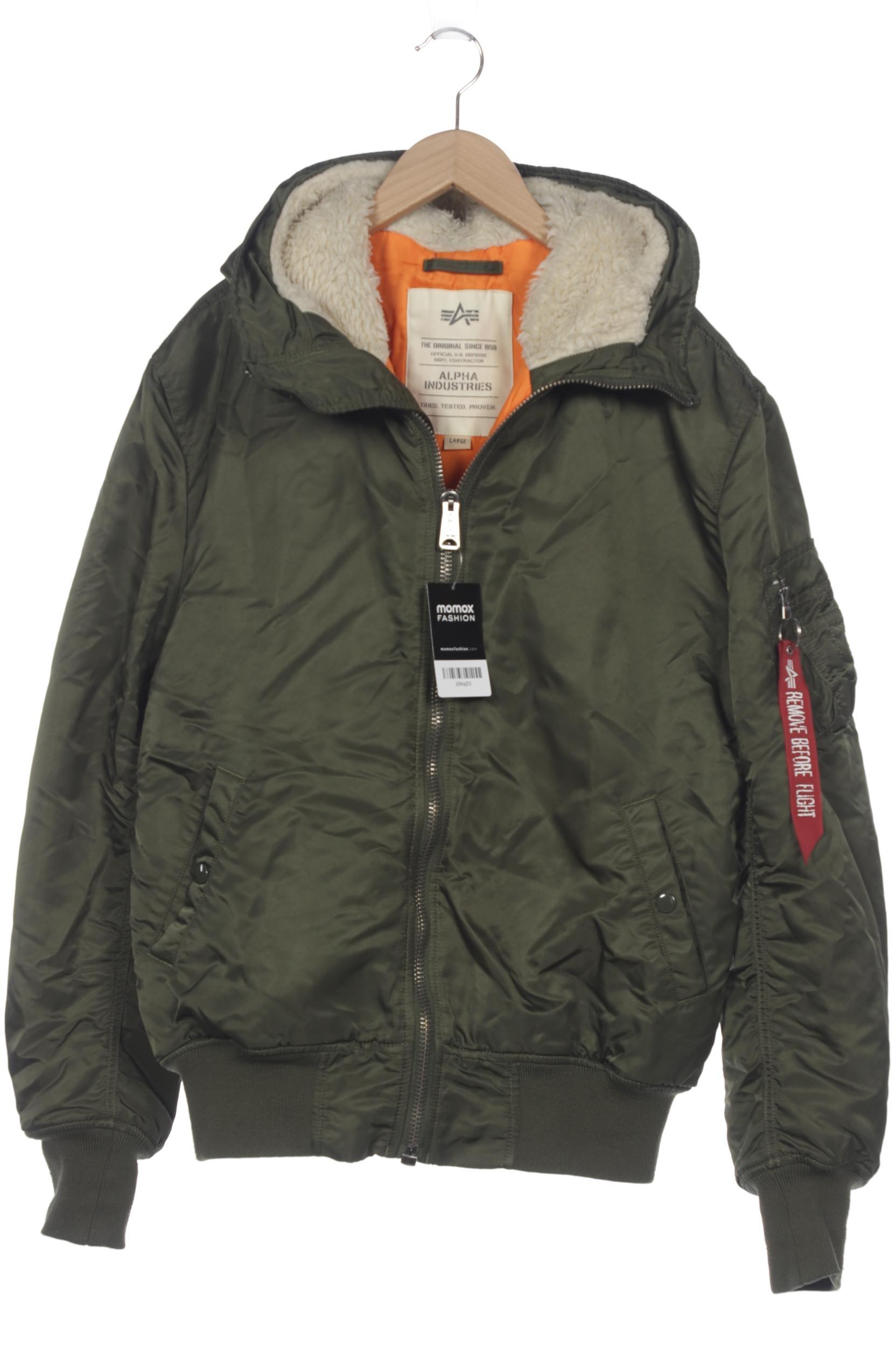 

Alpha industries Herren Jacke, grün, Gr. 52