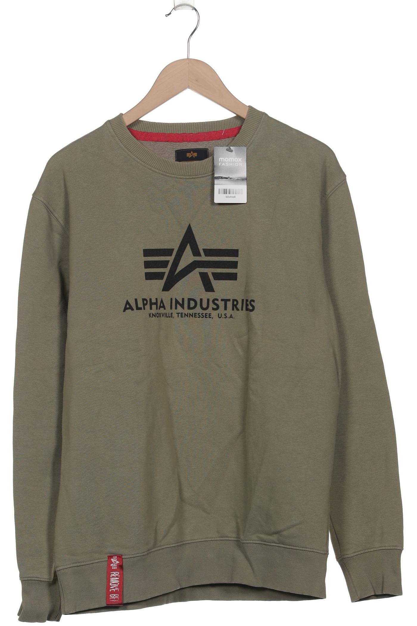

Alpha industries Herren Sweatshirt, grün, Gr. 52