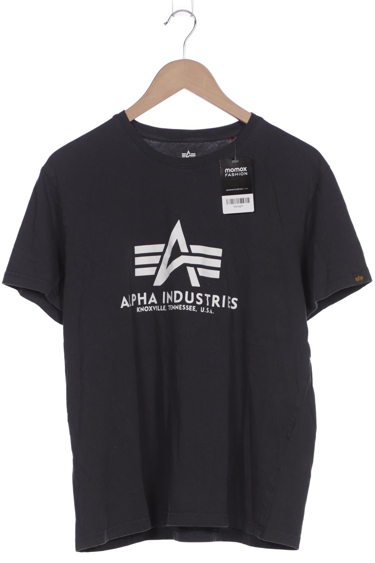 

Alpha industries Herren T-Shirt, marineblau, Gr. 52