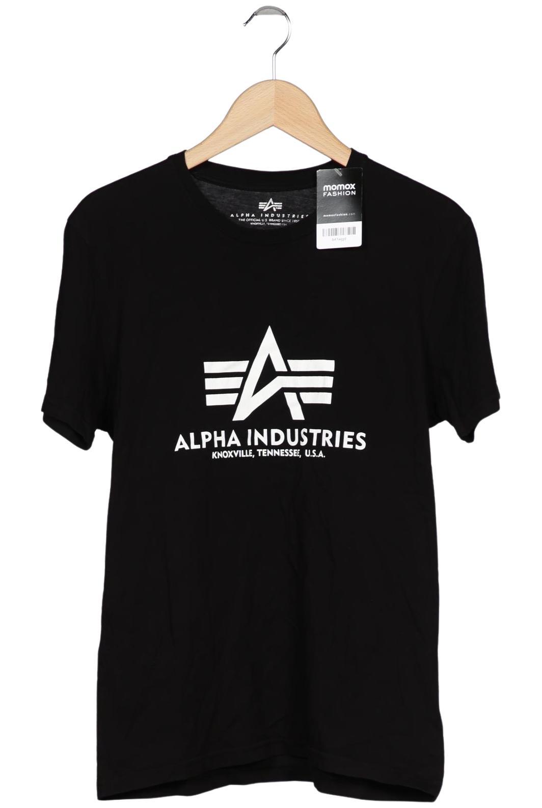 

Alpha industries Herren T-Shirt, schwarz, Gr. 48