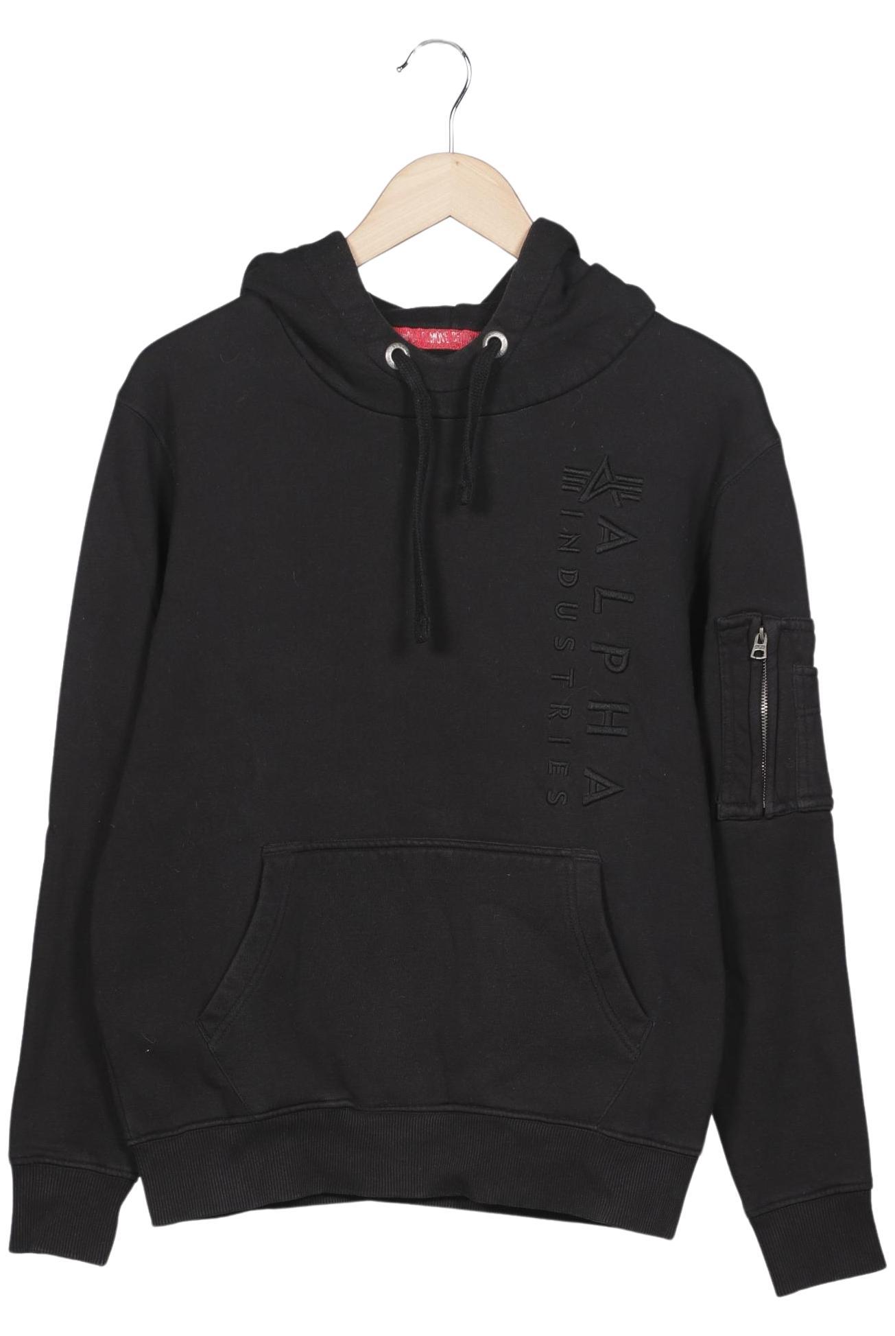 

Alpha industries Herren Kapuzenpullover, schwarz, Gr. 46