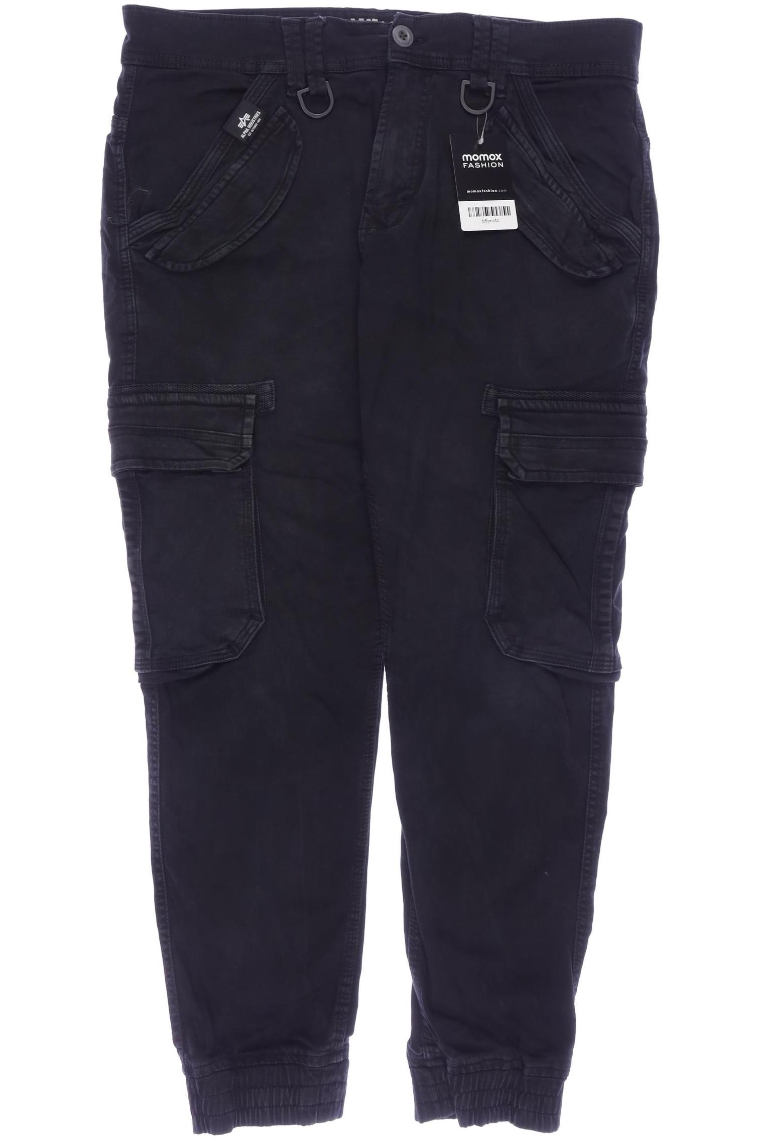 

Alpha industries Herren Stoffhose, schwarz, Gr. 31