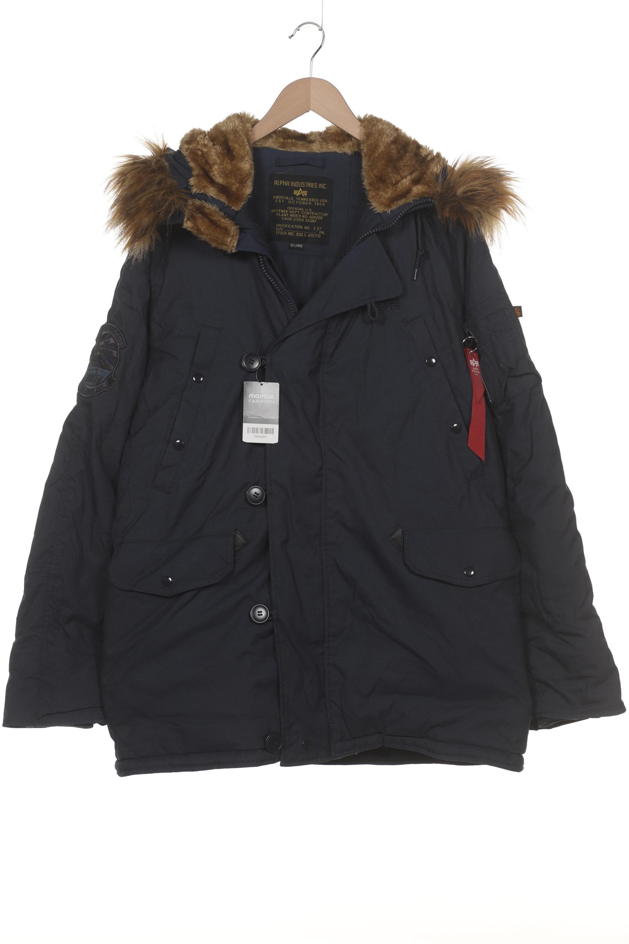 

Alpha industries Herren Jacke, marineblau, Gr. 56