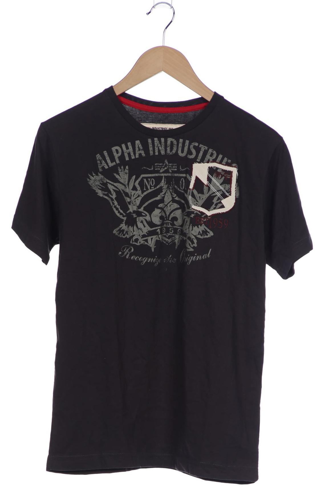 

Alpha industries Herren T-Shirt, schwarz, Gr. 48