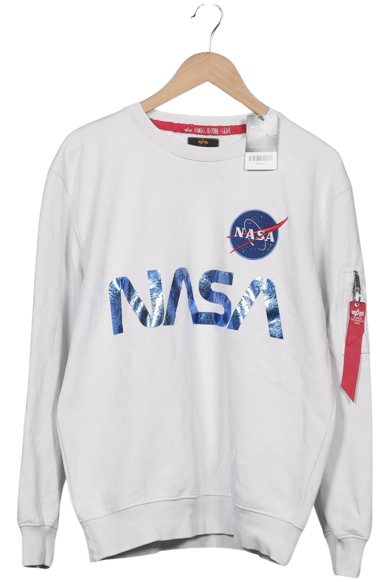 

Alpha industries Herren Sweatshirt, weiß, Gr. 52