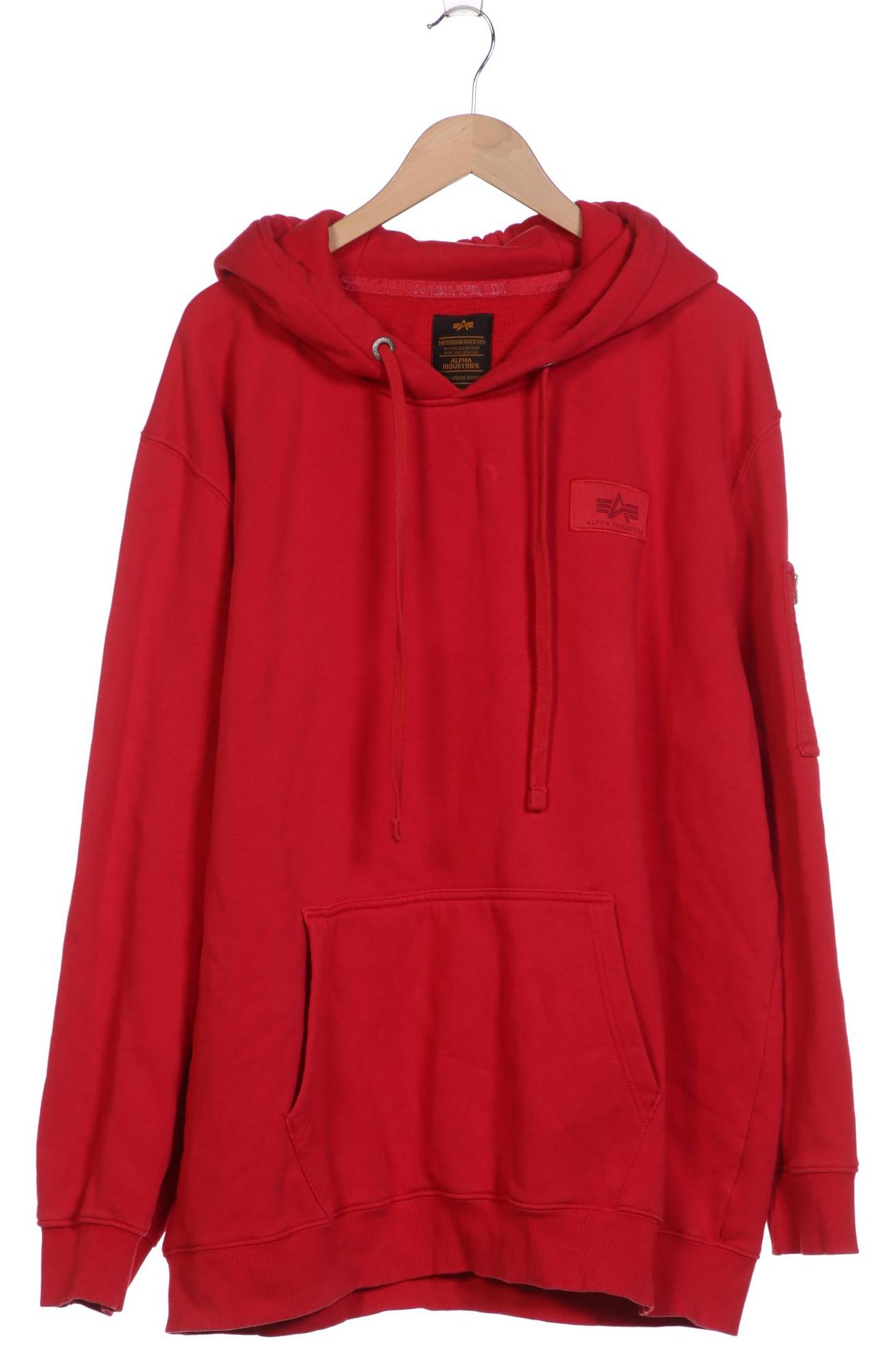 

Alpha industries Herren Kapuzenpullover, rot, Gr. 62