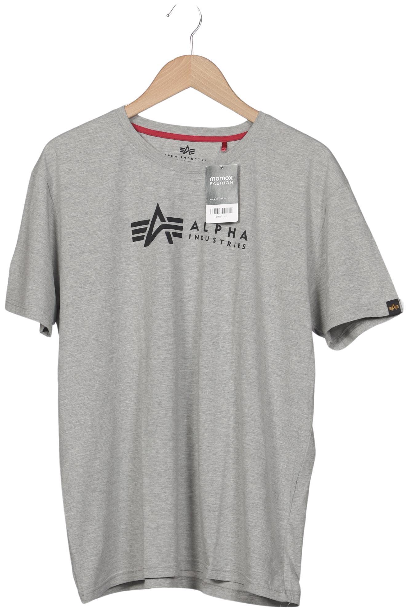 Thumbnail - Alpha industries Herren T-Shirt, grau, Gr. 56