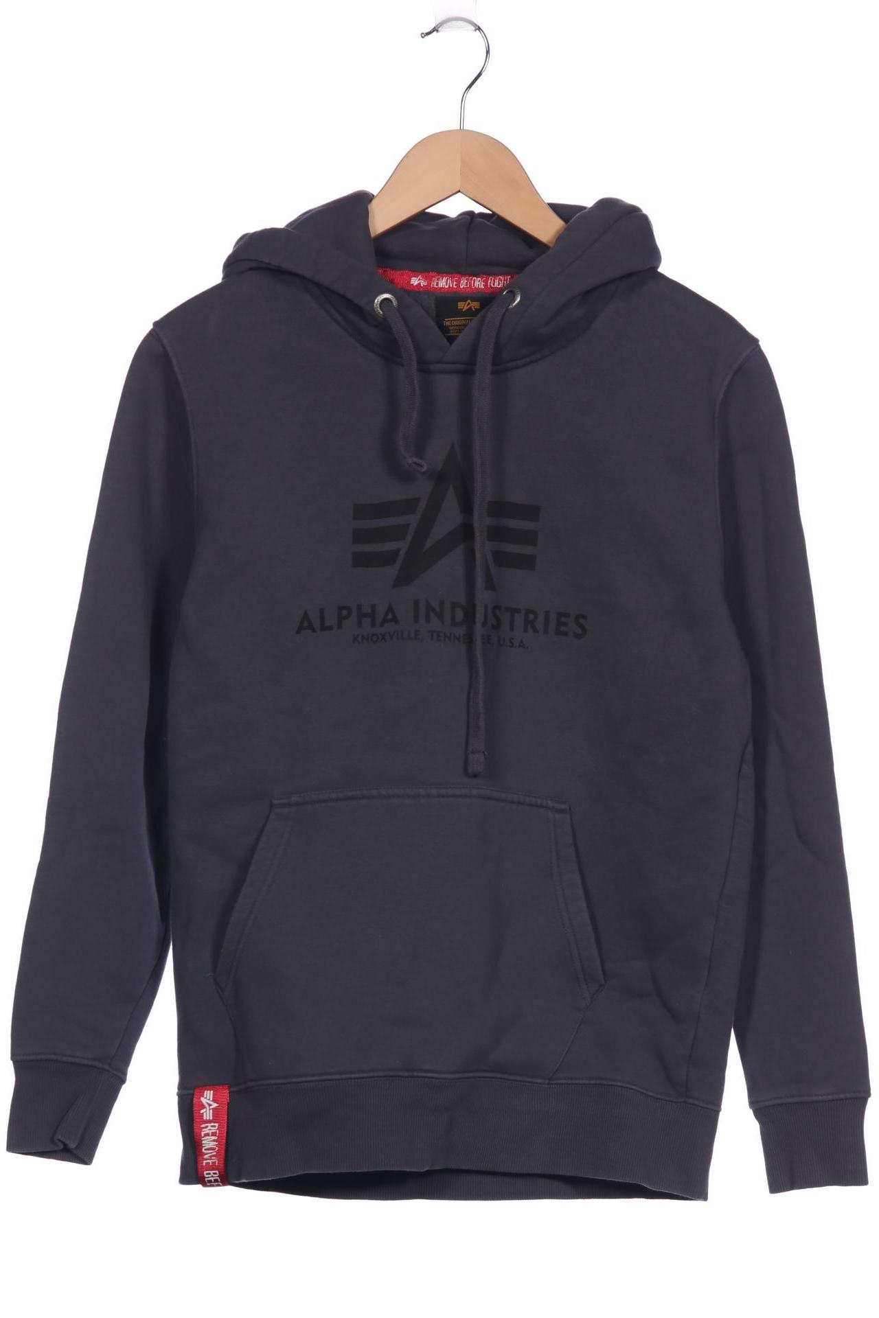 

Alpha industries Herren Kapuzenpullover, grau, Gr. 48