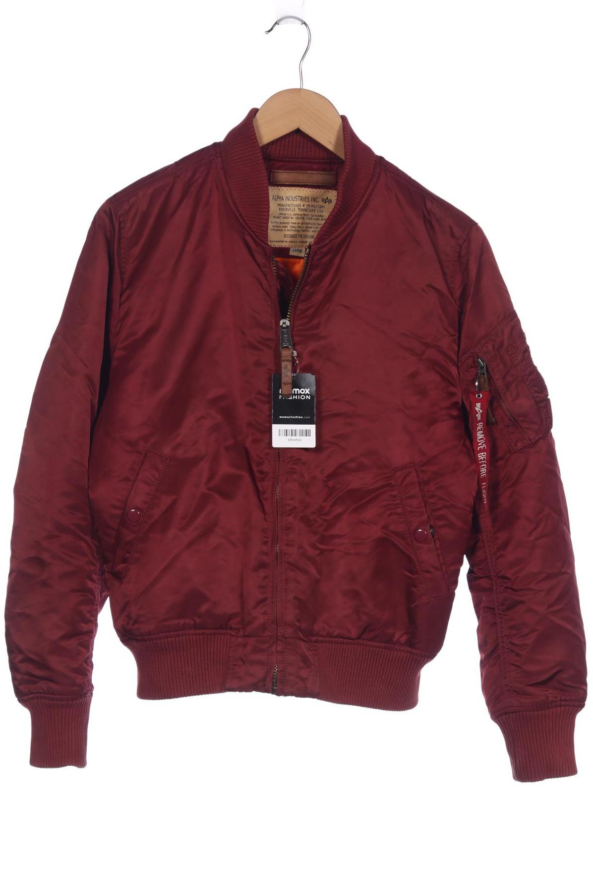 

Alpha industries Herren Jacke, bordeaux, Gr. 52