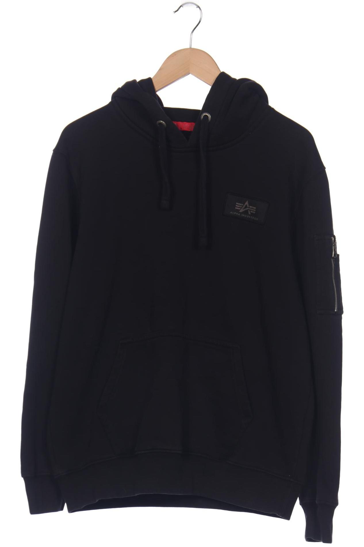 

Alpha industries Herren Kapuzenpullover, schwarz
