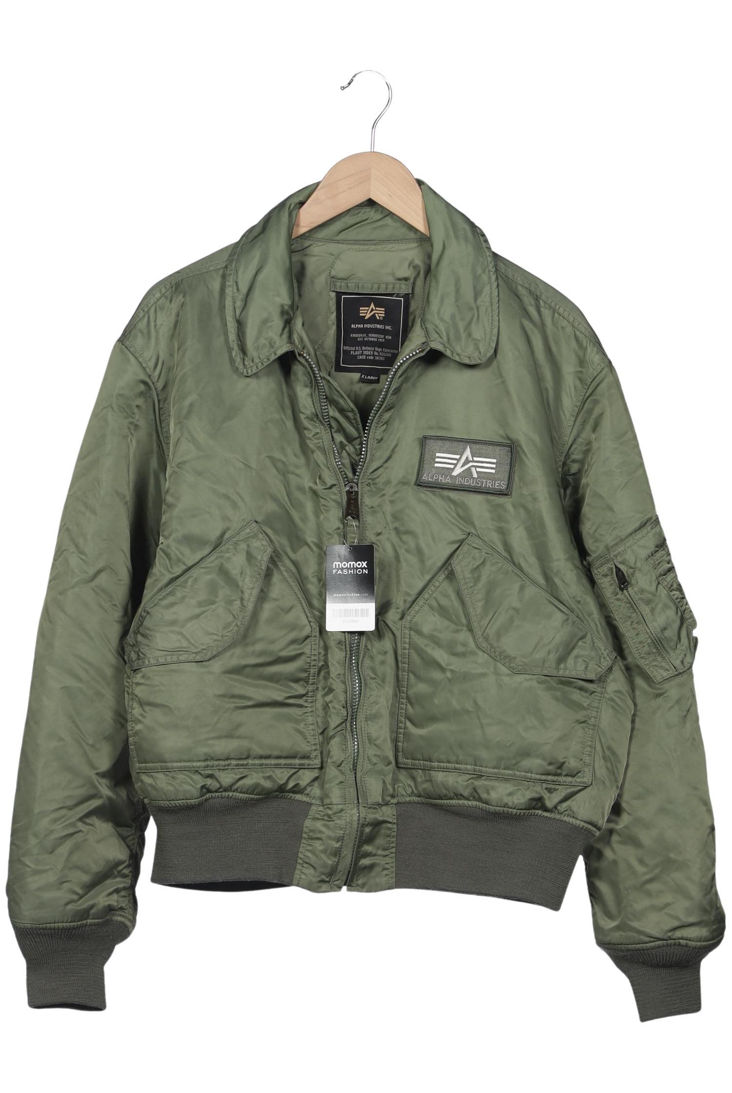 

Alpha industries Herren Jacke, grün, Gr. 54