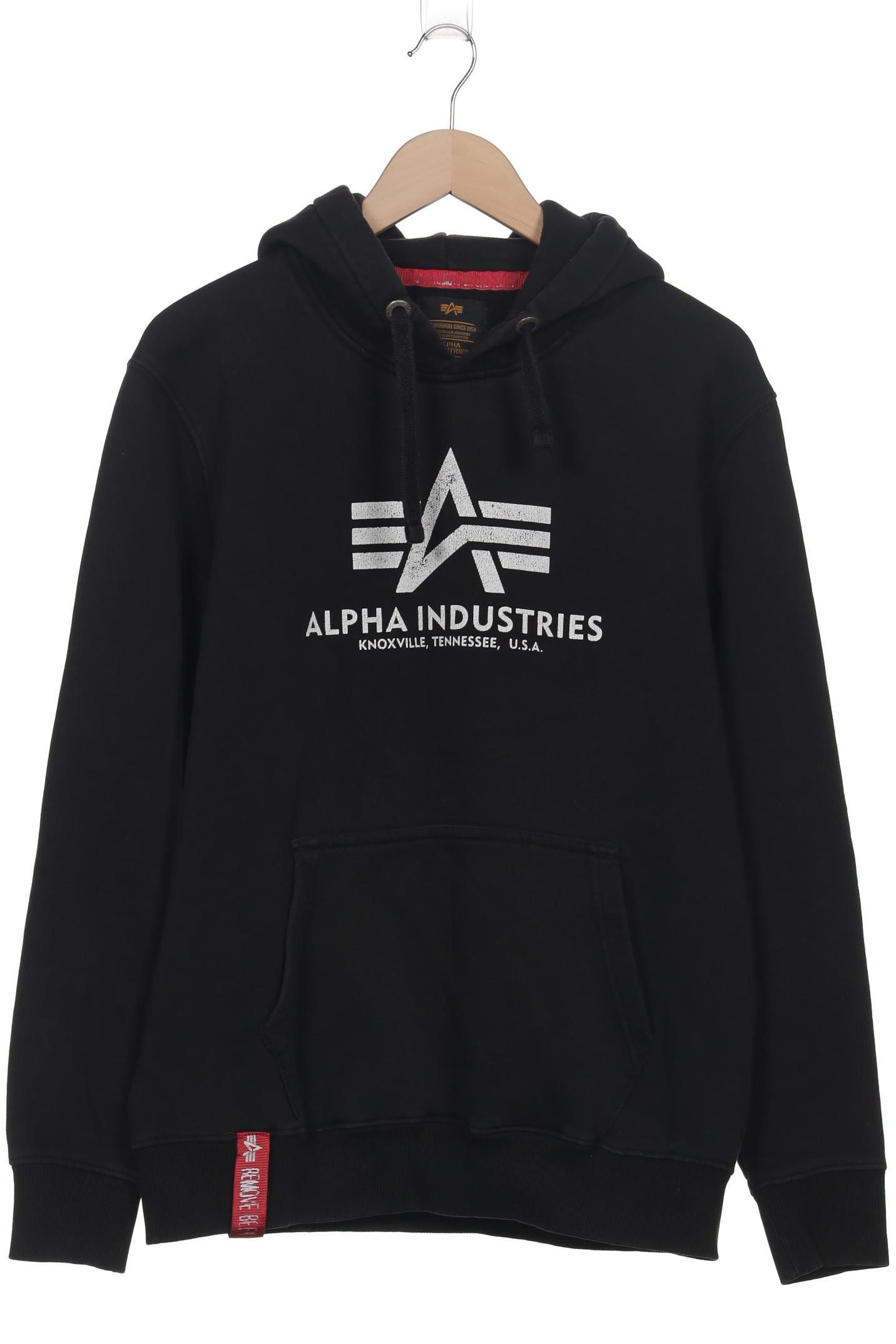 

Alpha industries Herren Kapuzenpullover, schwarz, Gr. 52