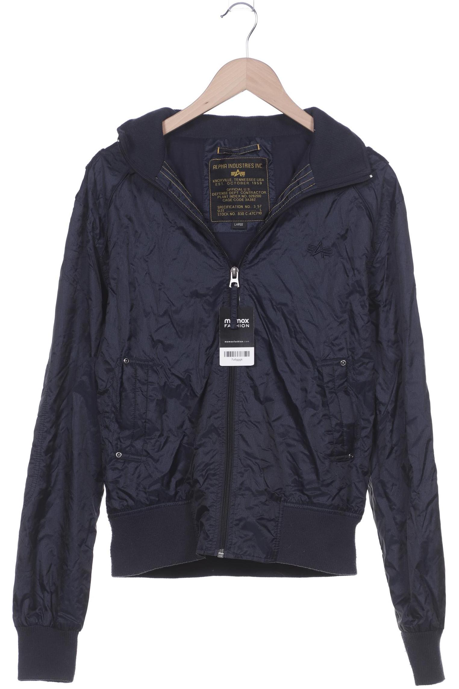 

Alpha industries Herren Jacke, marineblau, Gr. 52