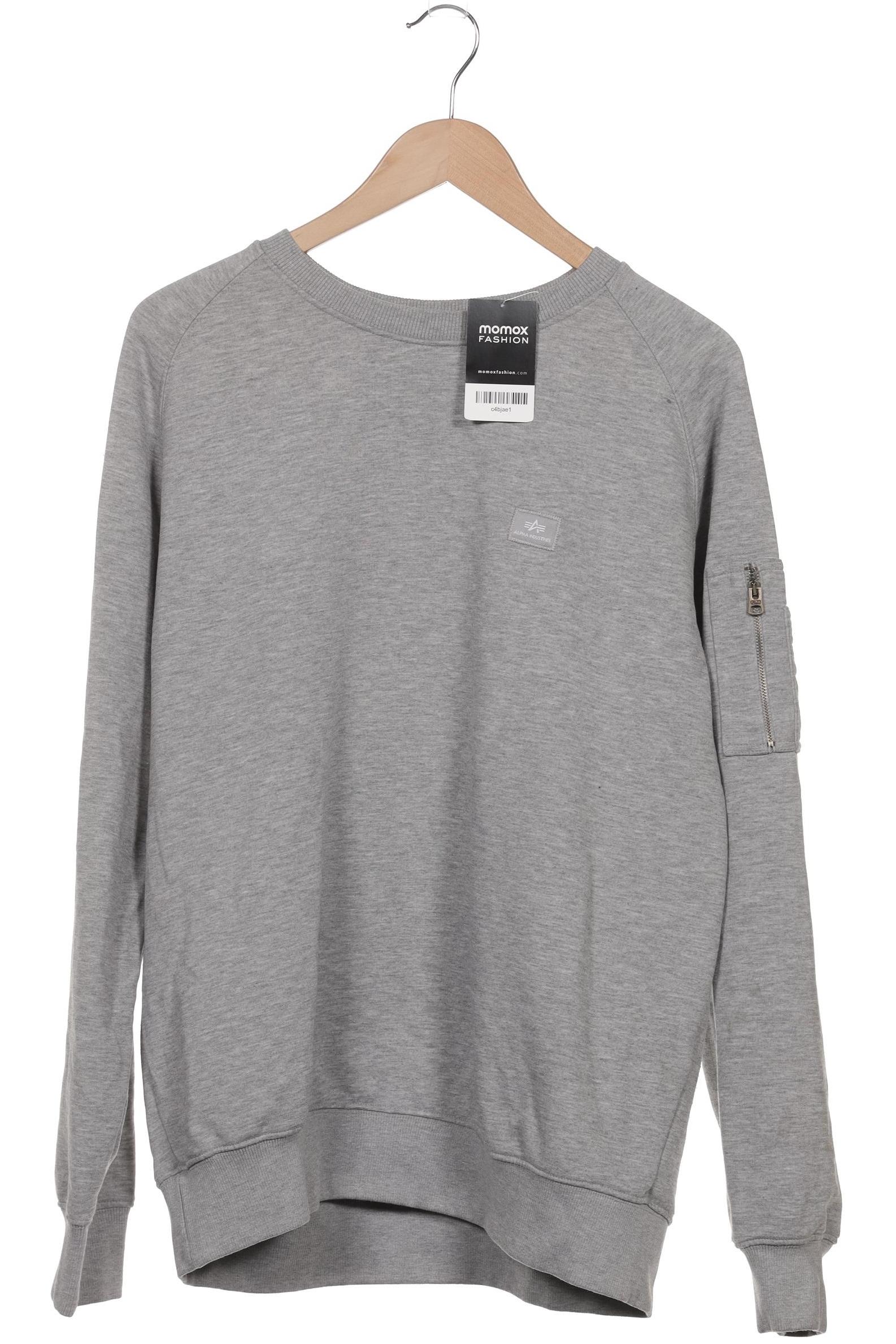 

Alpha industries Herren Sweatshirt, grau, Gr. 54