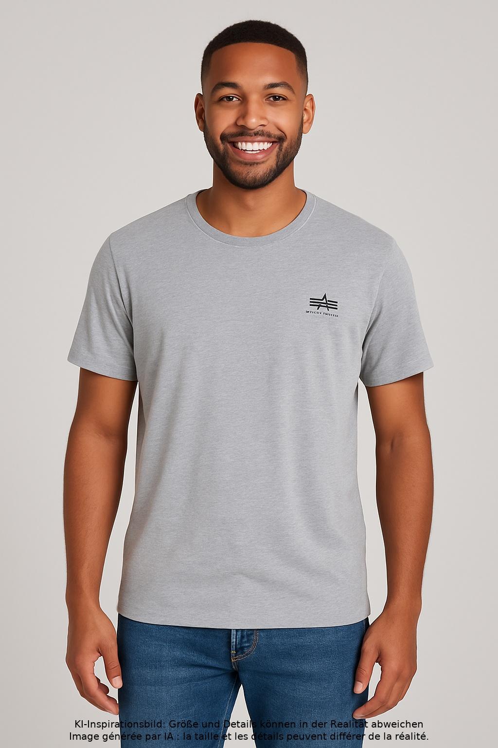 

Alpha industries Herren T-Shirt, grau, Gr. 54
