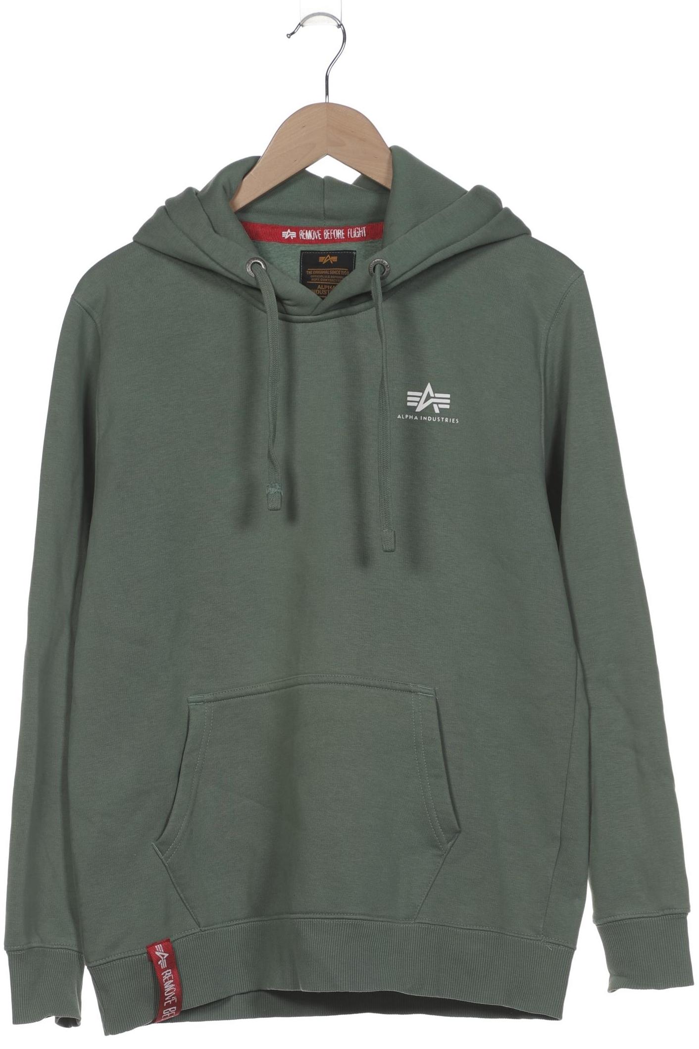 

Alpha industries Herren Kapuzenpullover, grün, Gr. 48