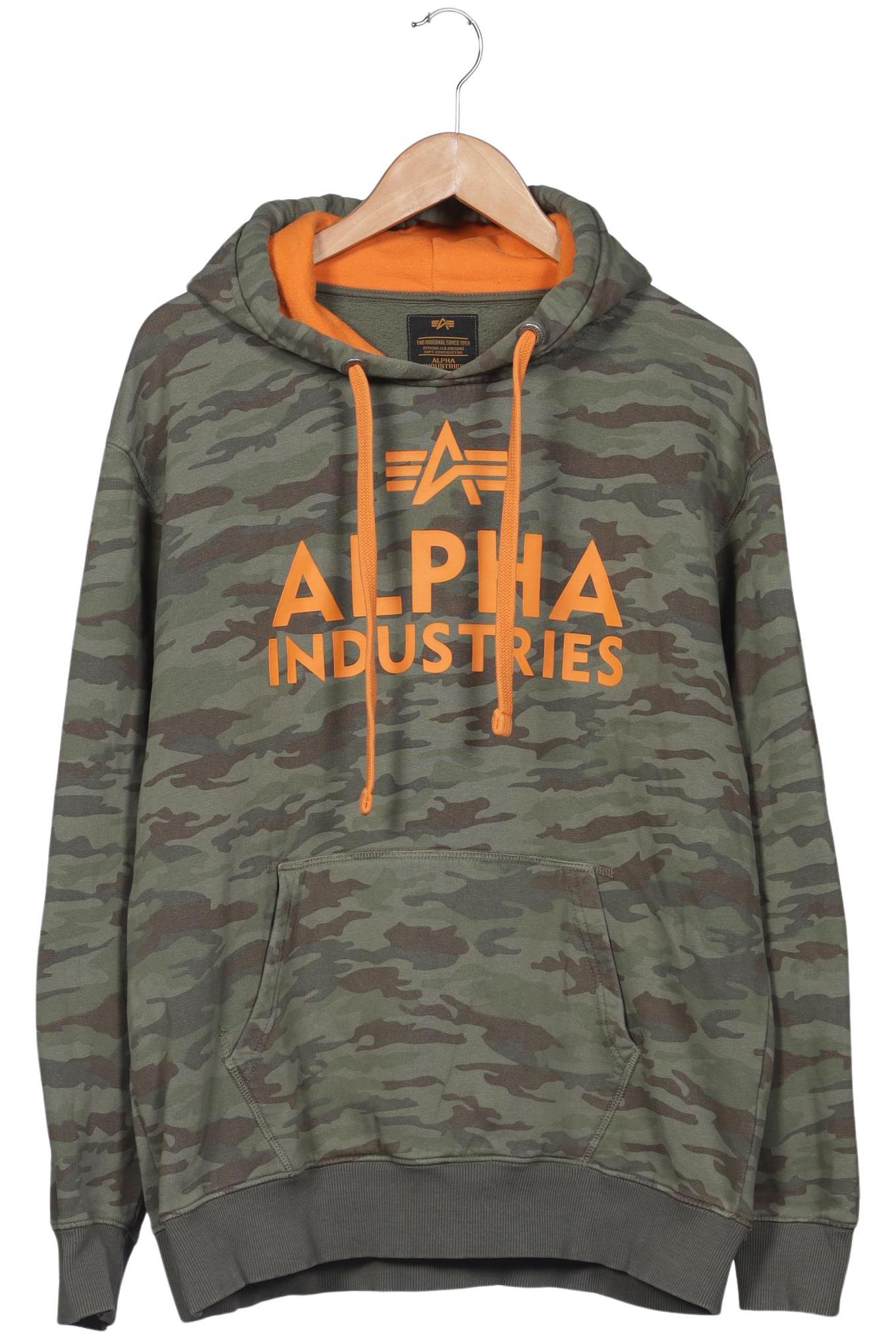 

Alpha industries Herren Kapuzenpullover, grün, Gr. 54