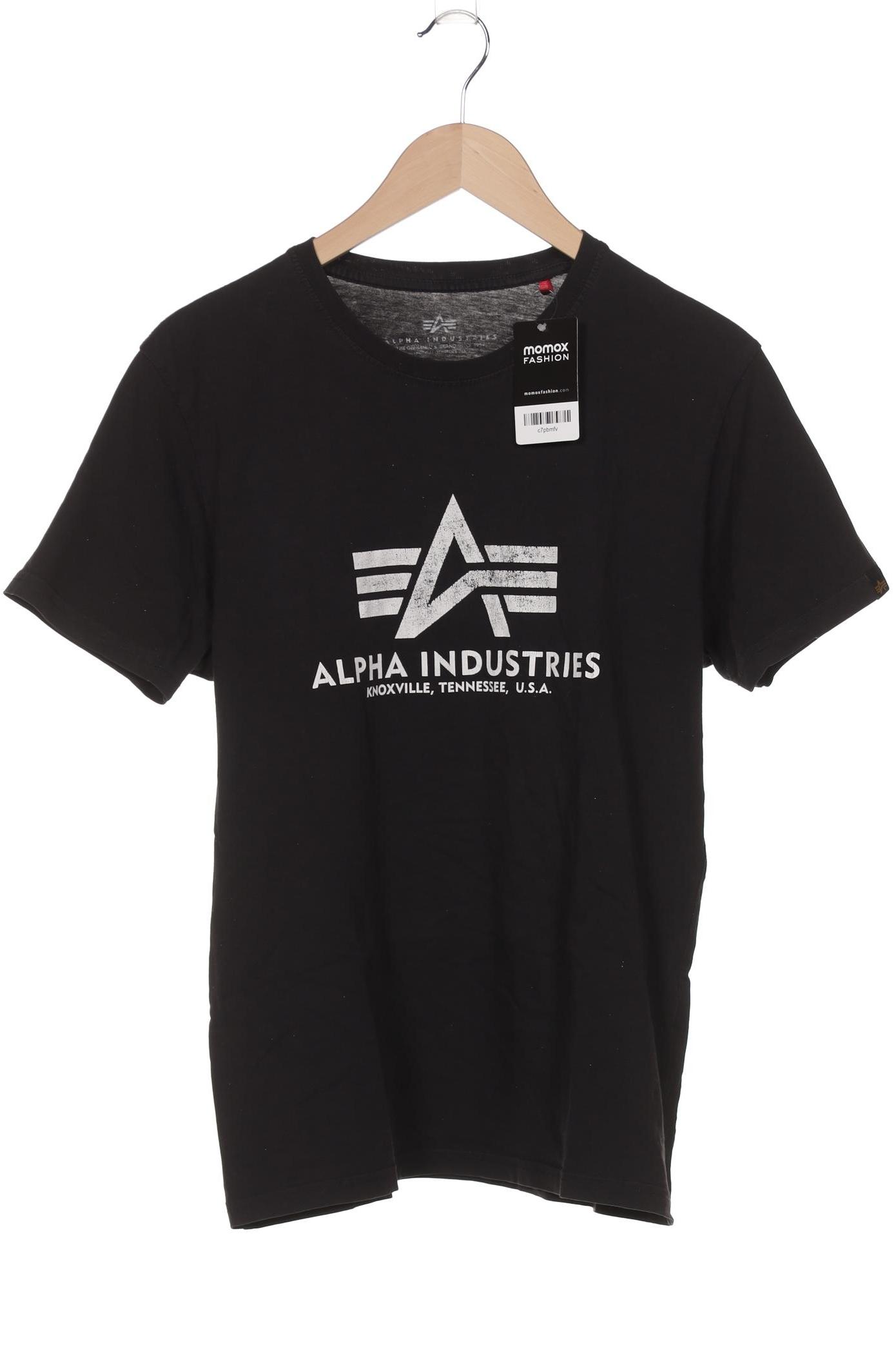 

Alpha industries Herren T-Shirt, schwarz, Gr. 48