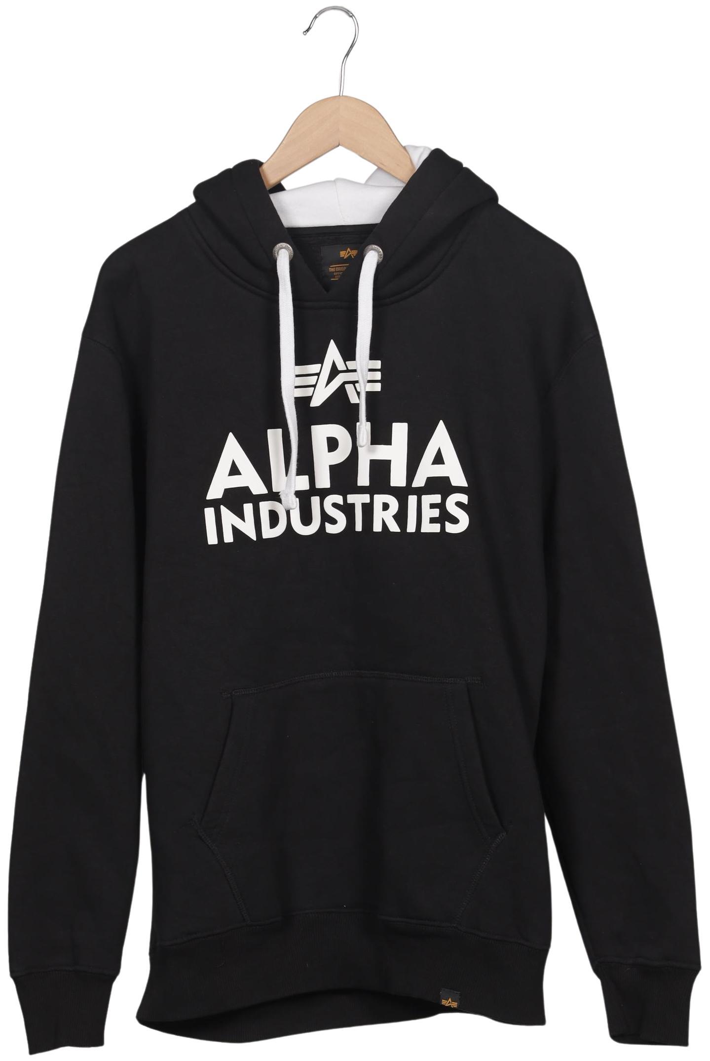 

Alpha industries Herren Kapuzenpullover, schwarz, Gr. 54