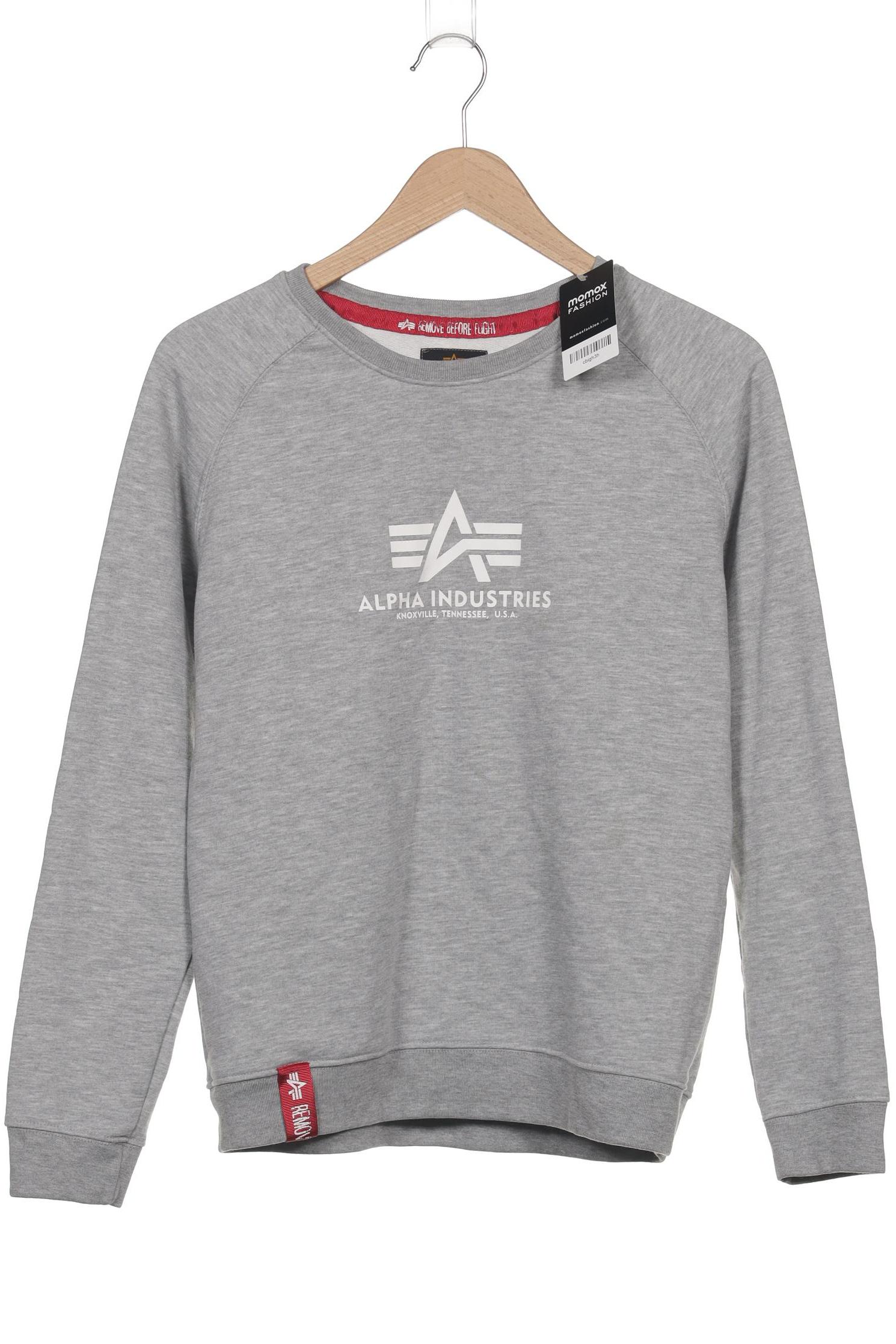 

Alpha industries Herren Sweatshirt, grau, Gr. 52