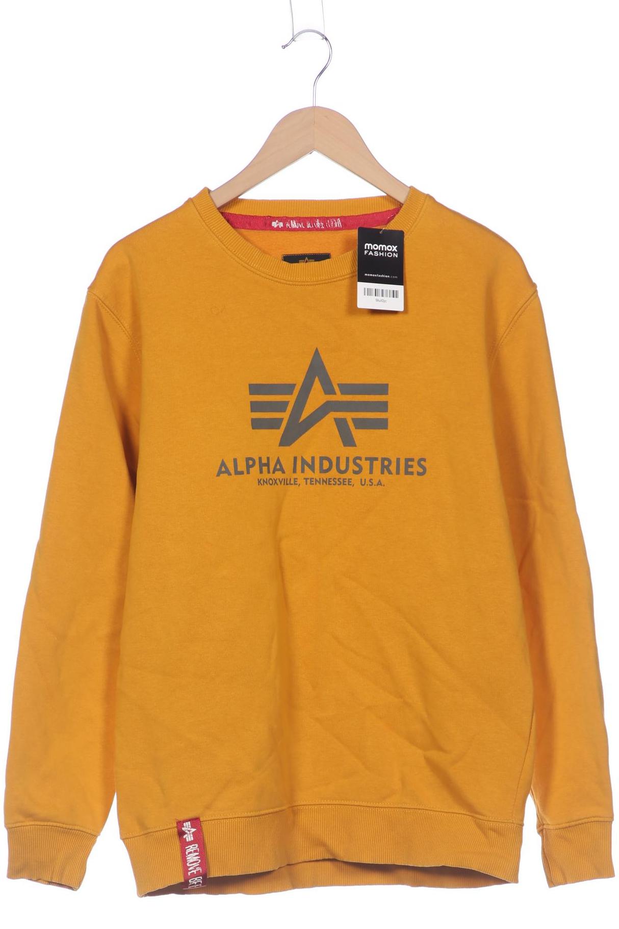 

Alpha industries Herren Sweatshirt, gelb, Gr. 52