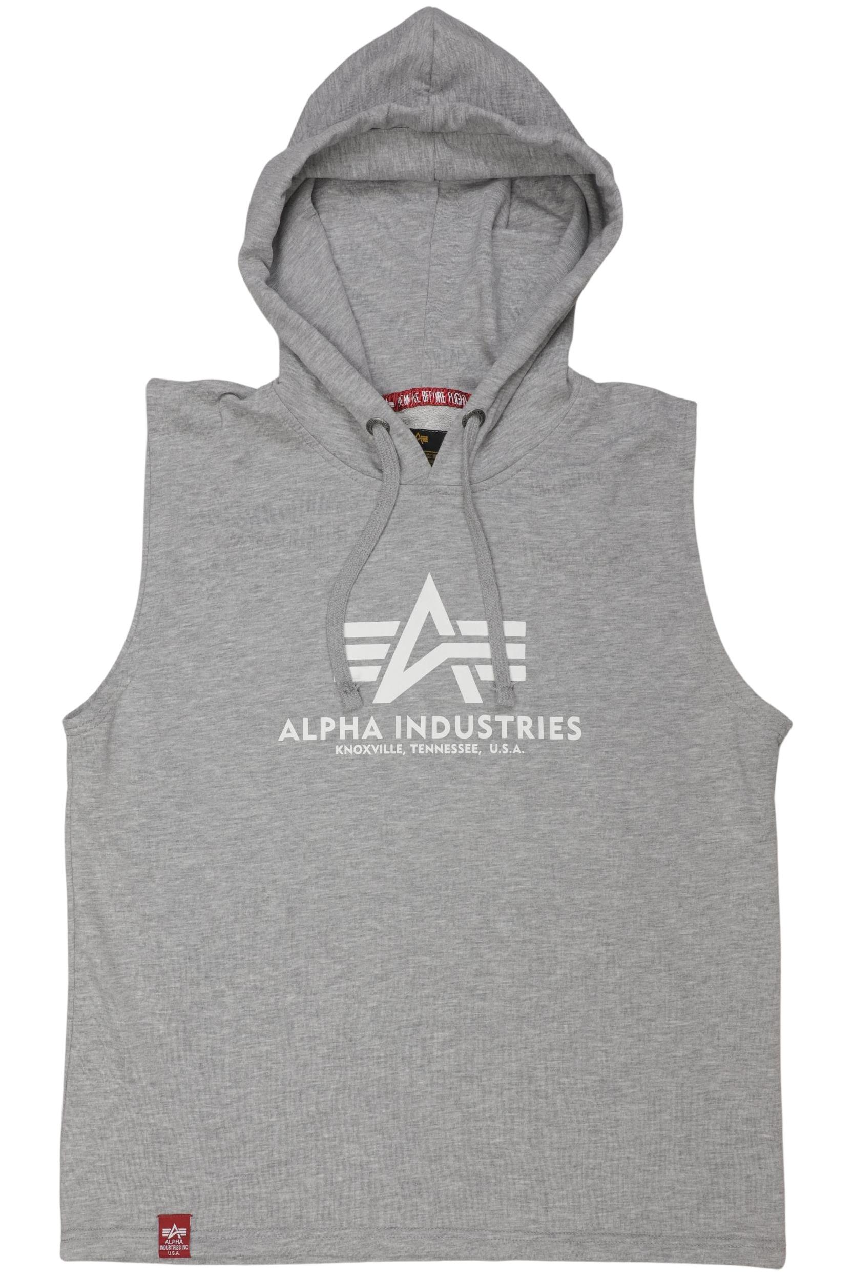 

Alpha industries Herren Kapuzenpullover, grau, Gr. 54